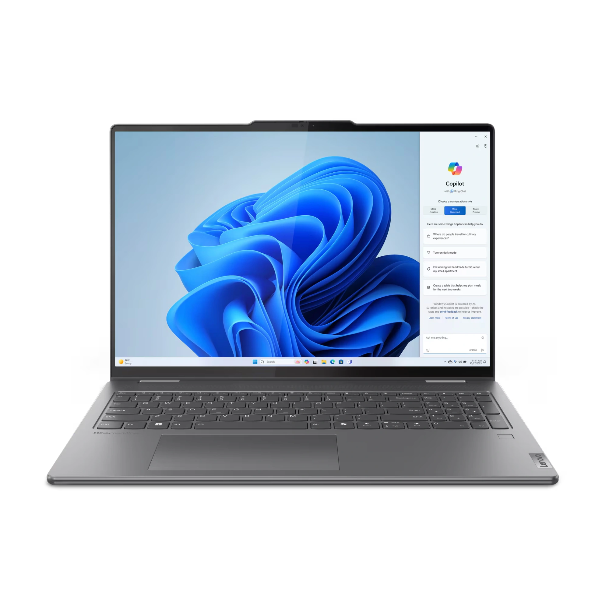 Lenovo Yoga 7 16IML9 Core Ultra 7 16GB RAM 1TB SSD 16" Touch Laptop Price In Bangladesh