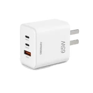 Omodiary 65W GaN 3-Port Compact Travel Charger Price In Bangladesh