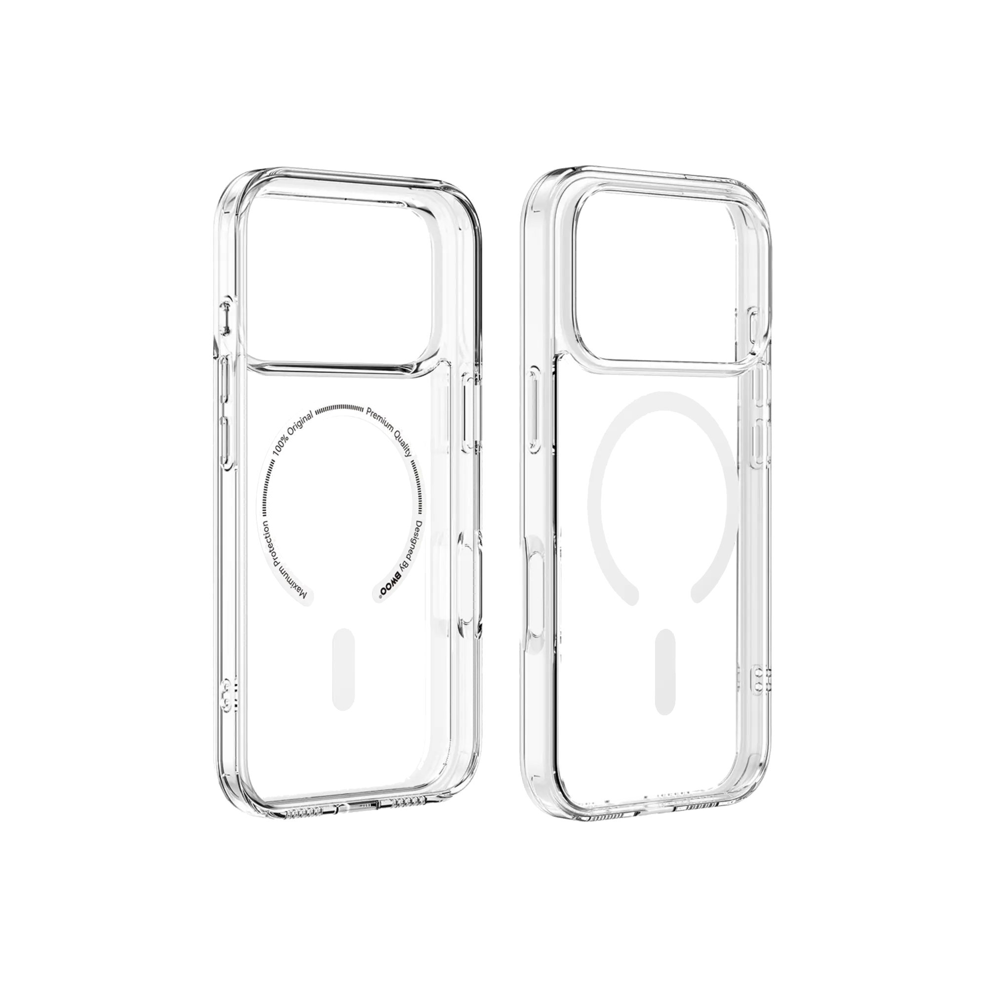 BWOO BO-KI17P701 Magnetic Transparent Phone Case for iPhone 17 Pro Price In Bangladesh