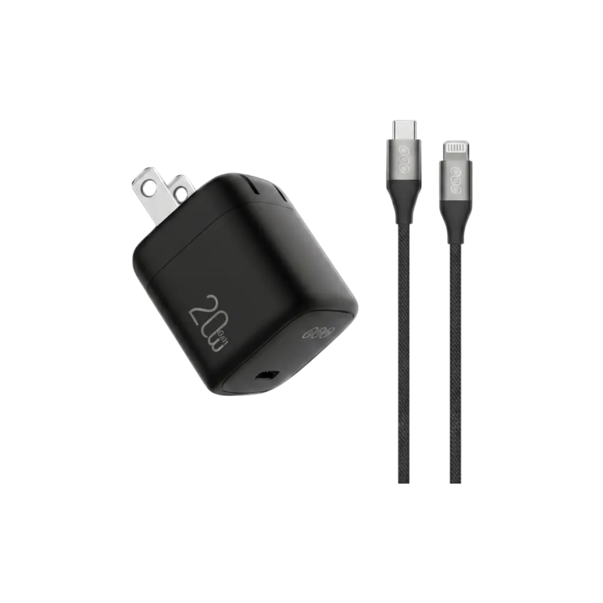 QCY CK03-MG 20W Adapter with Lighting Cable Set Price In Bangladesh