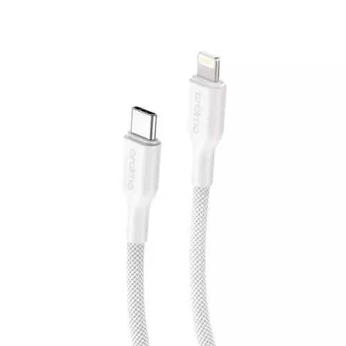 Oraimo Braid 3A 45W Type-C to White Lightning with 1M (OCD-152CL) Price In Bangladesh