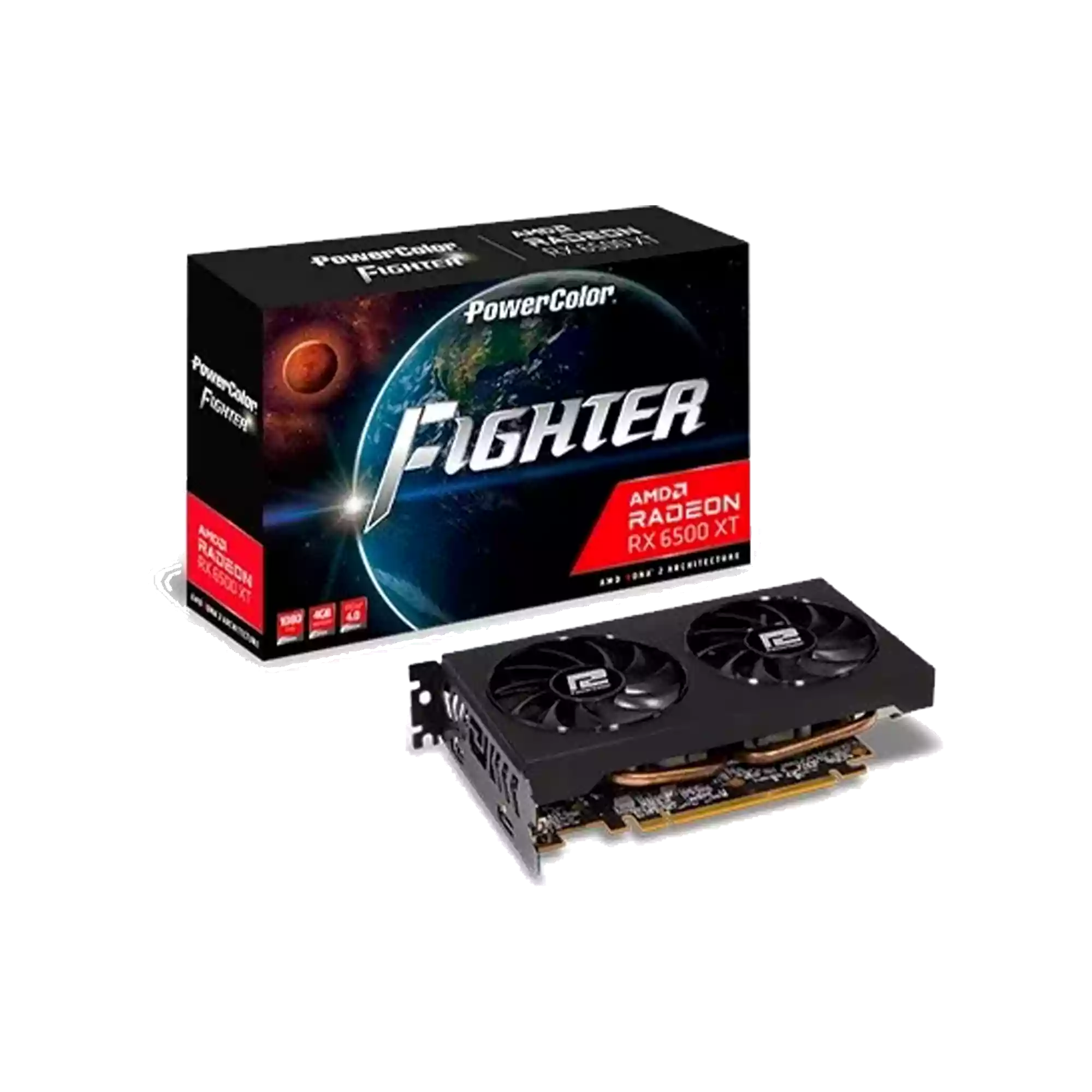PowerColor Fighter AMD Radeon RX 6500 XT 4GB GDDR6 Graphics Card Price In Bangladesh