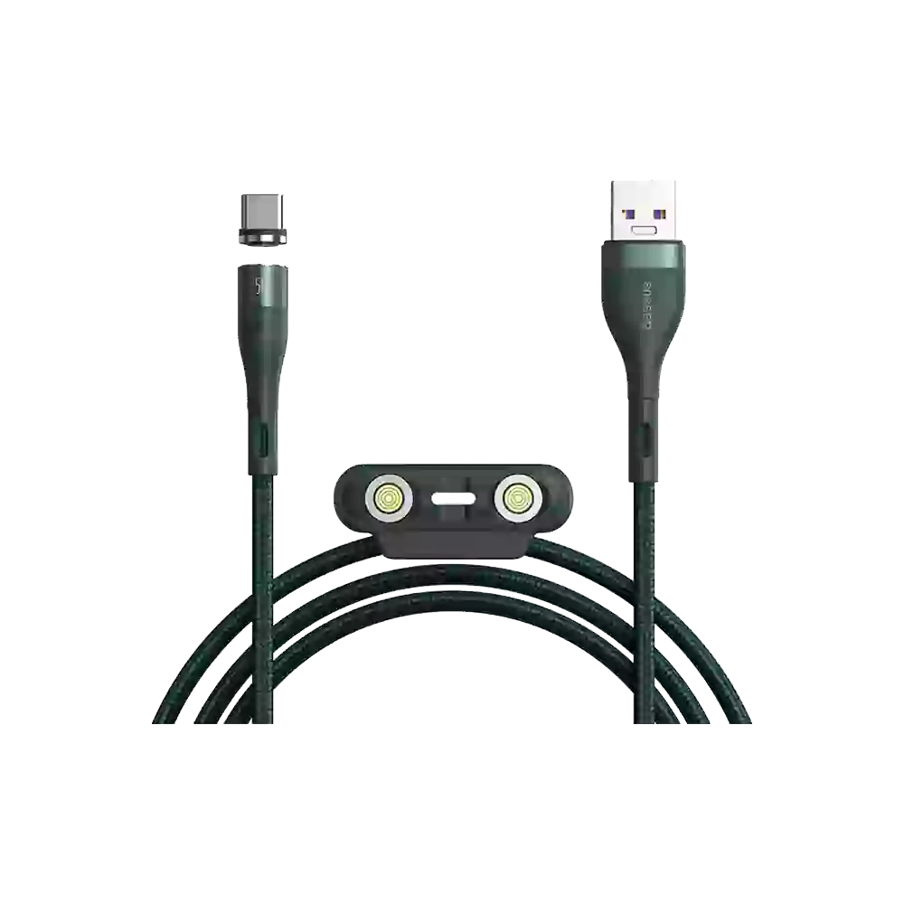 Baseus Zinc Magnetic Safe Fast Charging Data Cable (Micro USB + Type-C + Lightning) Price In Bangladesh