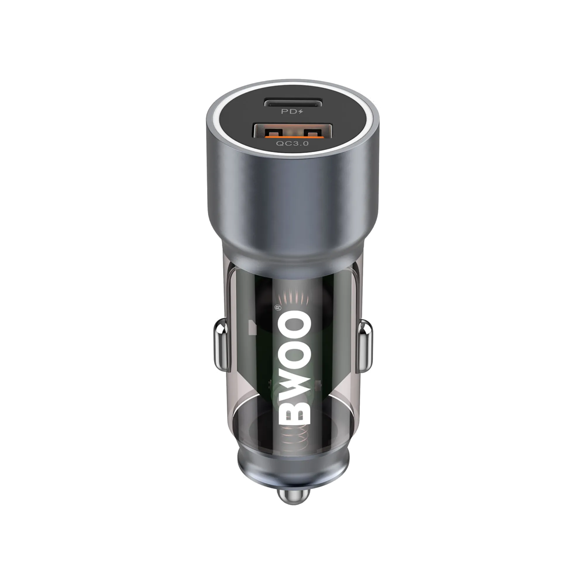 BWOO BO-CC95 43W Dual-Port Car Charger Price In Bangladesh