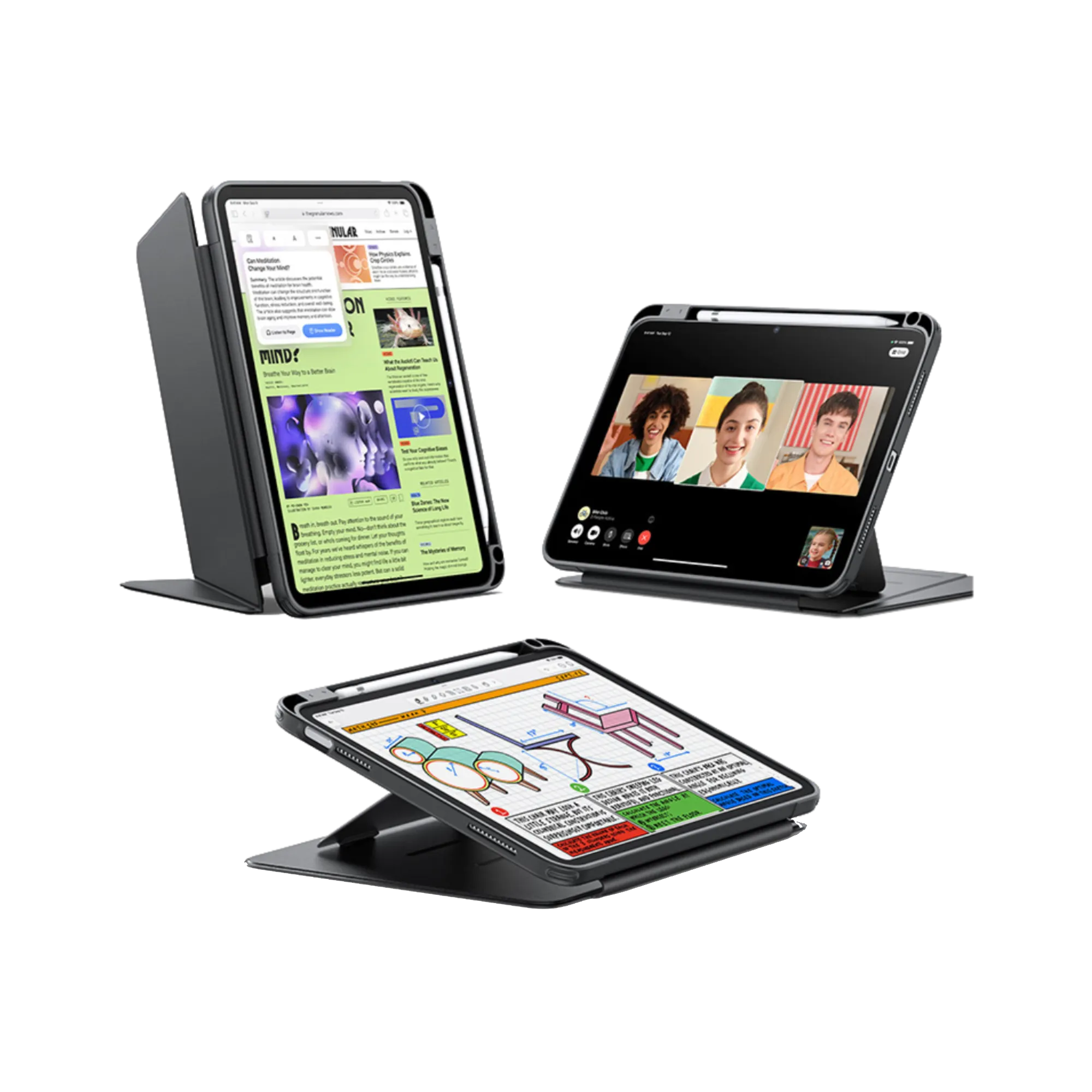 ESR Flip Hybrid Case with Pencil Holder for iPad Price In Bangladesh
