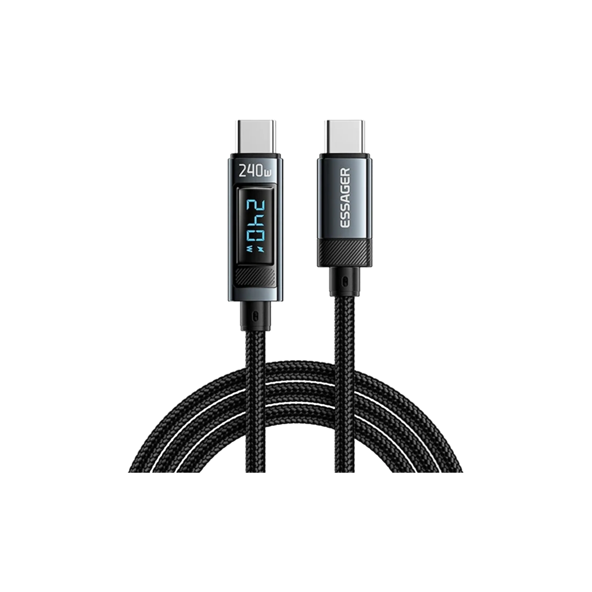ESSAGER ES-X47 PD 240W Digital Display Type-C Cable with E-Marker Chip Price In Bangladesh