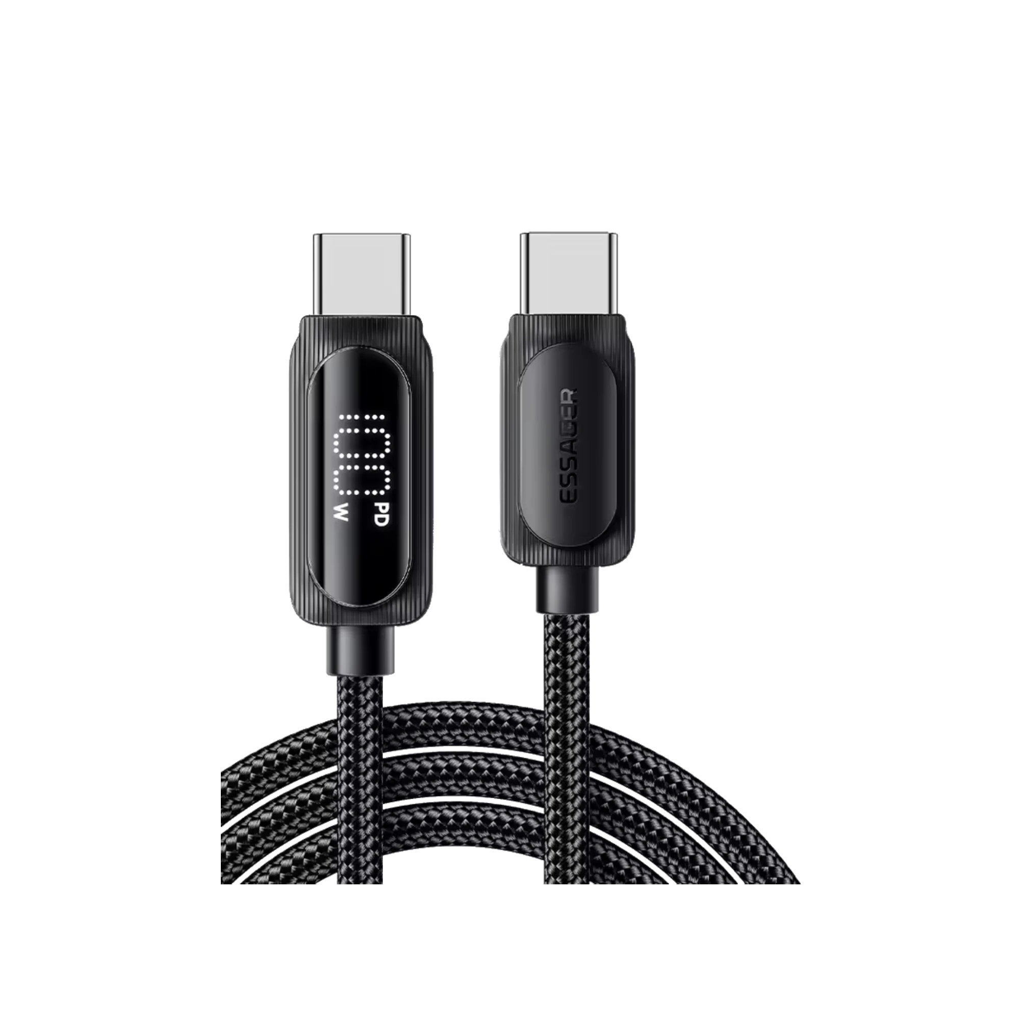 ESSAGER ES-X57 100W PD Digital Display Type-C Cable with E-Marker Chip Price In Bangladesh