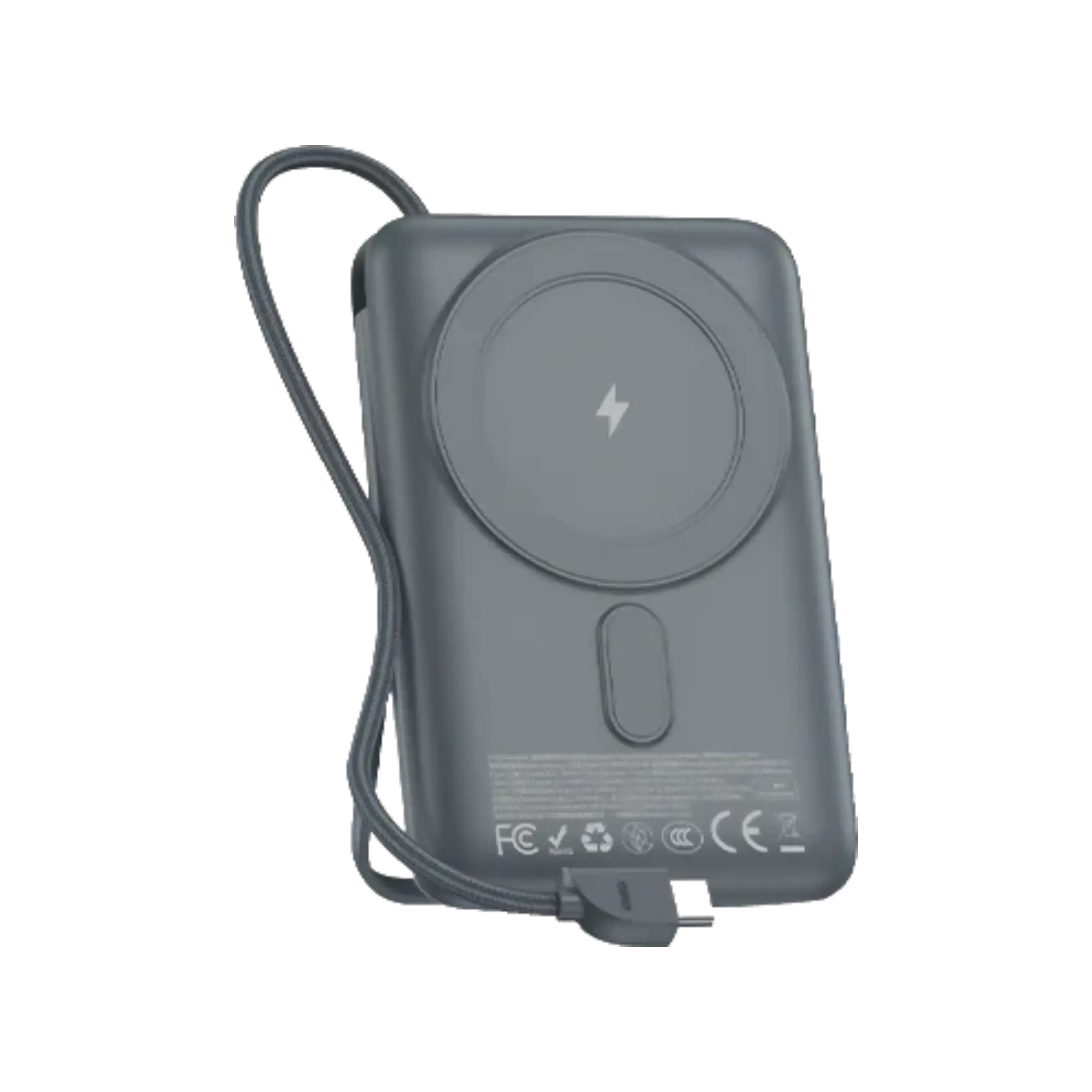 Foneng PX119 10000mAh Magnetic Wireless Power Bank with Built-in Cables Price In Bangladesh