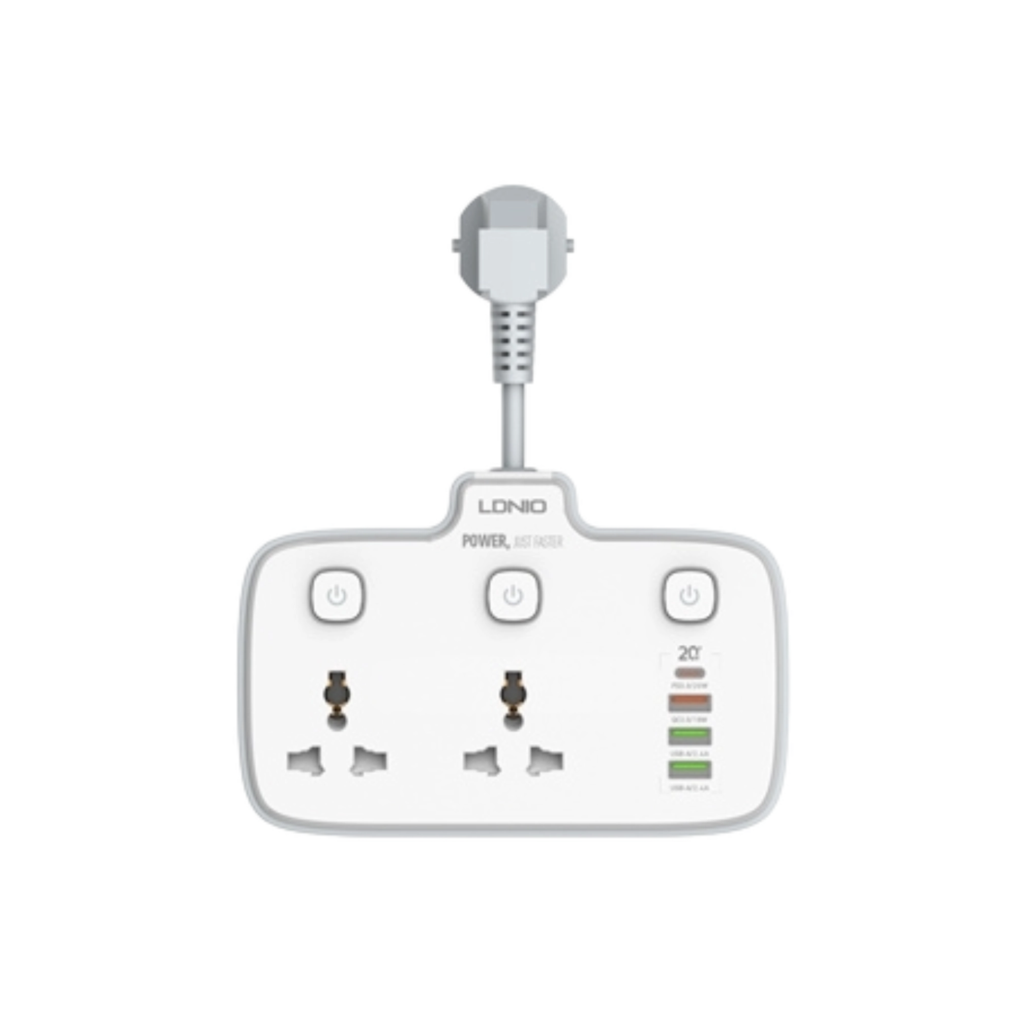 LDNIO SC2413 Portable Extension Power Socket Price In Bangladesh