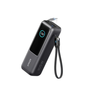 Anker 25000mAh 165W Laptop Power Bank, Built-In and Retractable Cables
