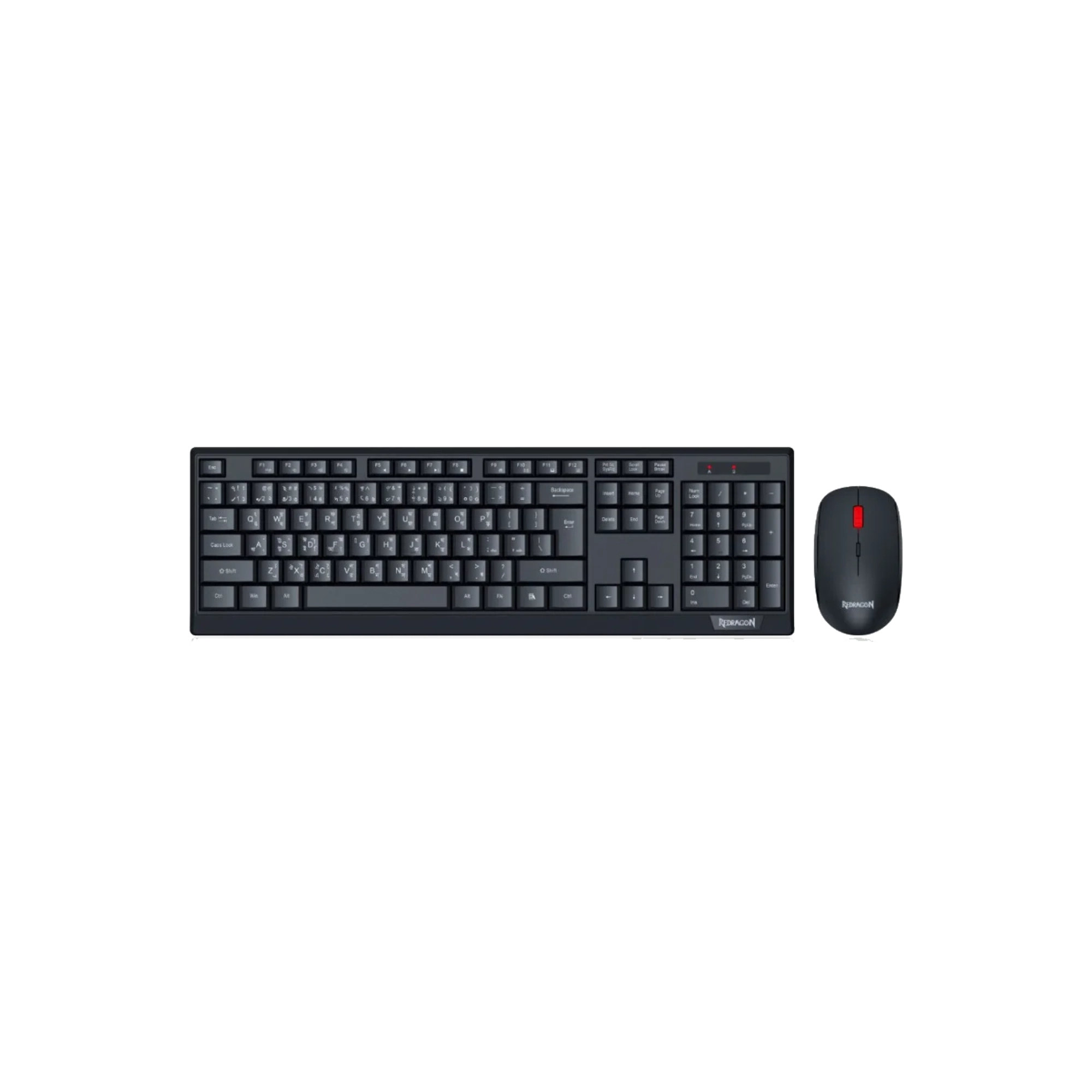Redragon BS-8343 Wireless Keyboard Mouse Combo with Bangla Layout Price In Bangladesh