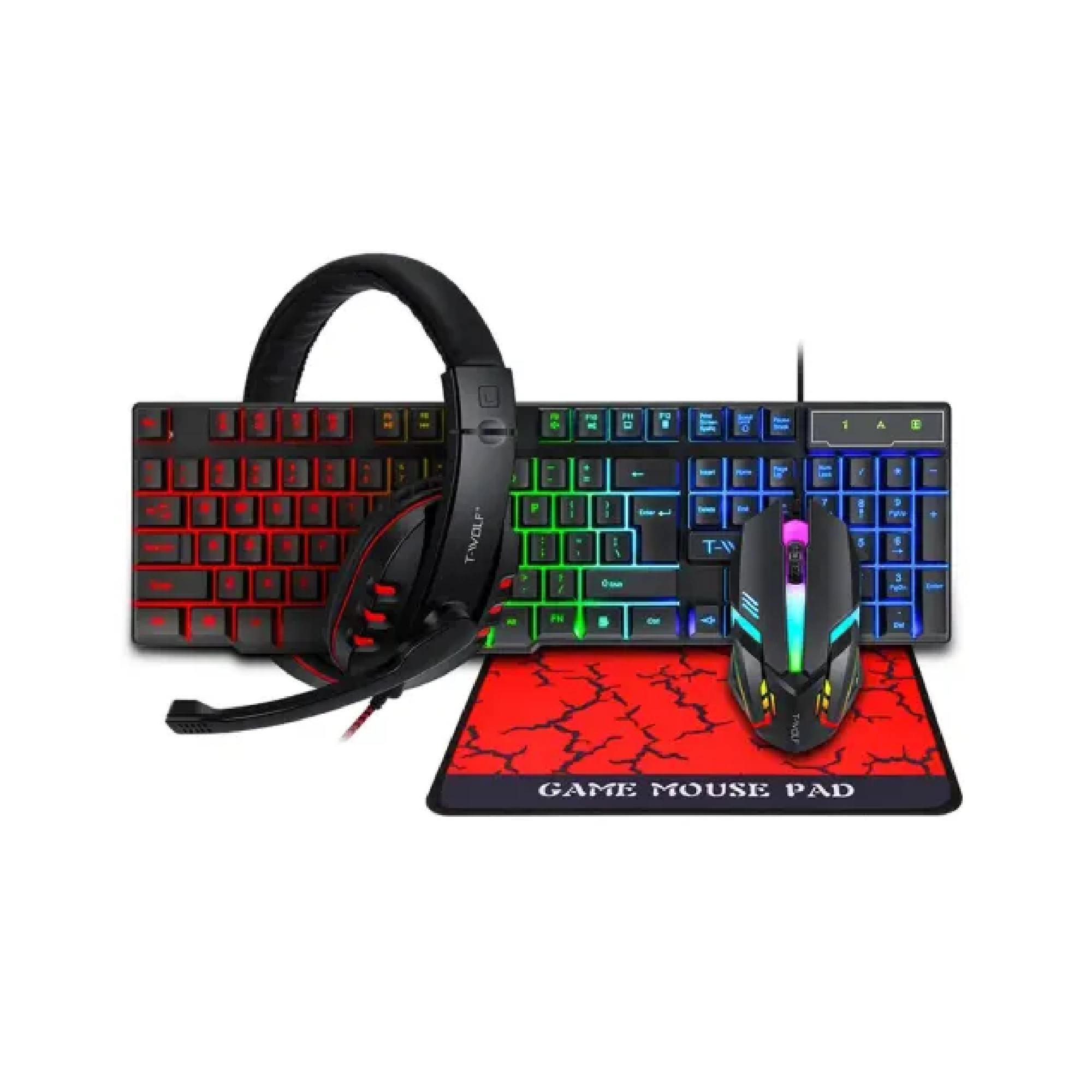 T-WOLF TF800 4 In 1 Gaming Combo Set Price In Bangladesh