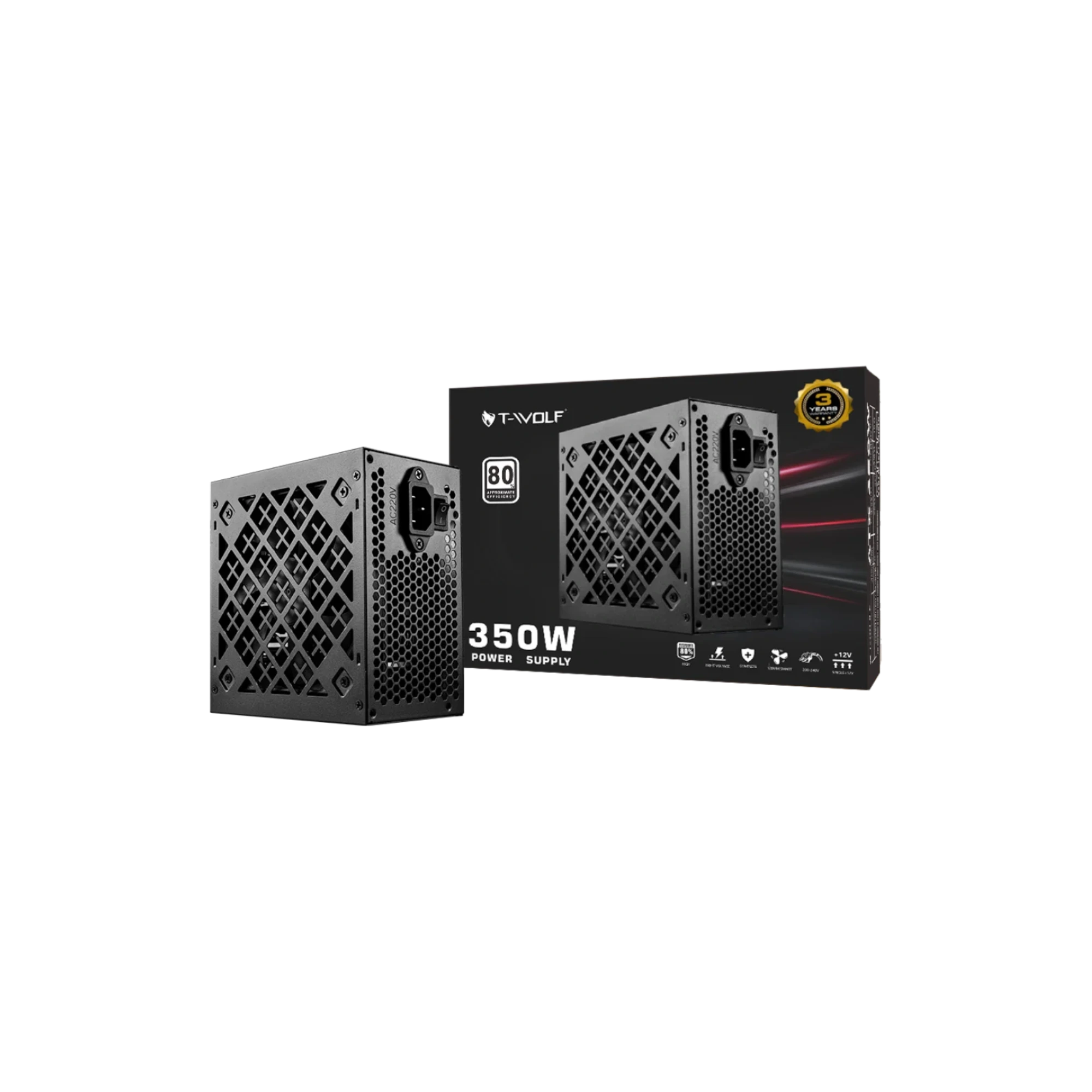 T-Wolf ATX 350W Power Supply Price In Bangladesh