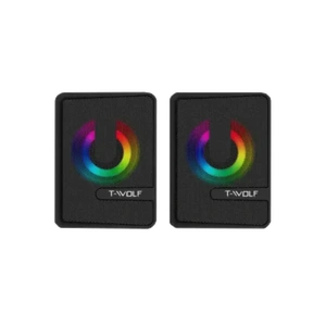 T-Wolf S3 Portable Wired RGB Gaming Mini Speaker Price In Bangladesh