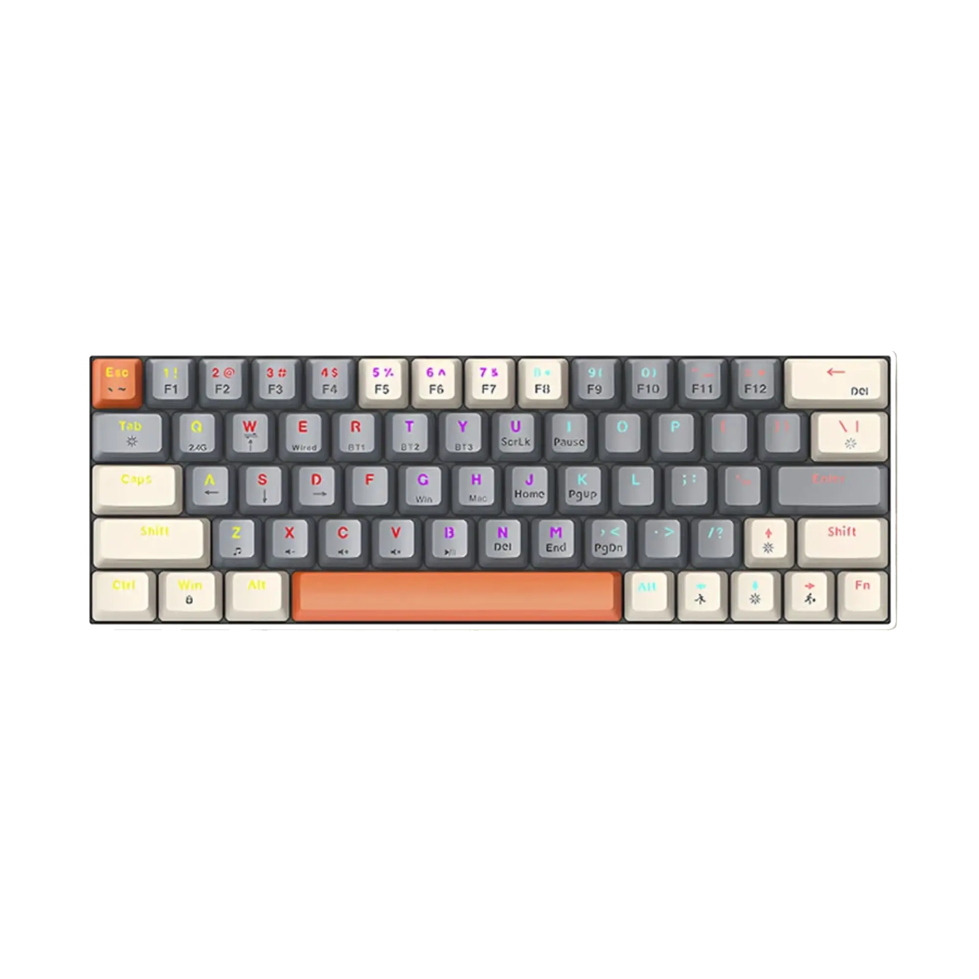 T-WOLF T30 TRI-Mode RGB Mechanical Gaming Keyboard Price In Bangladesh