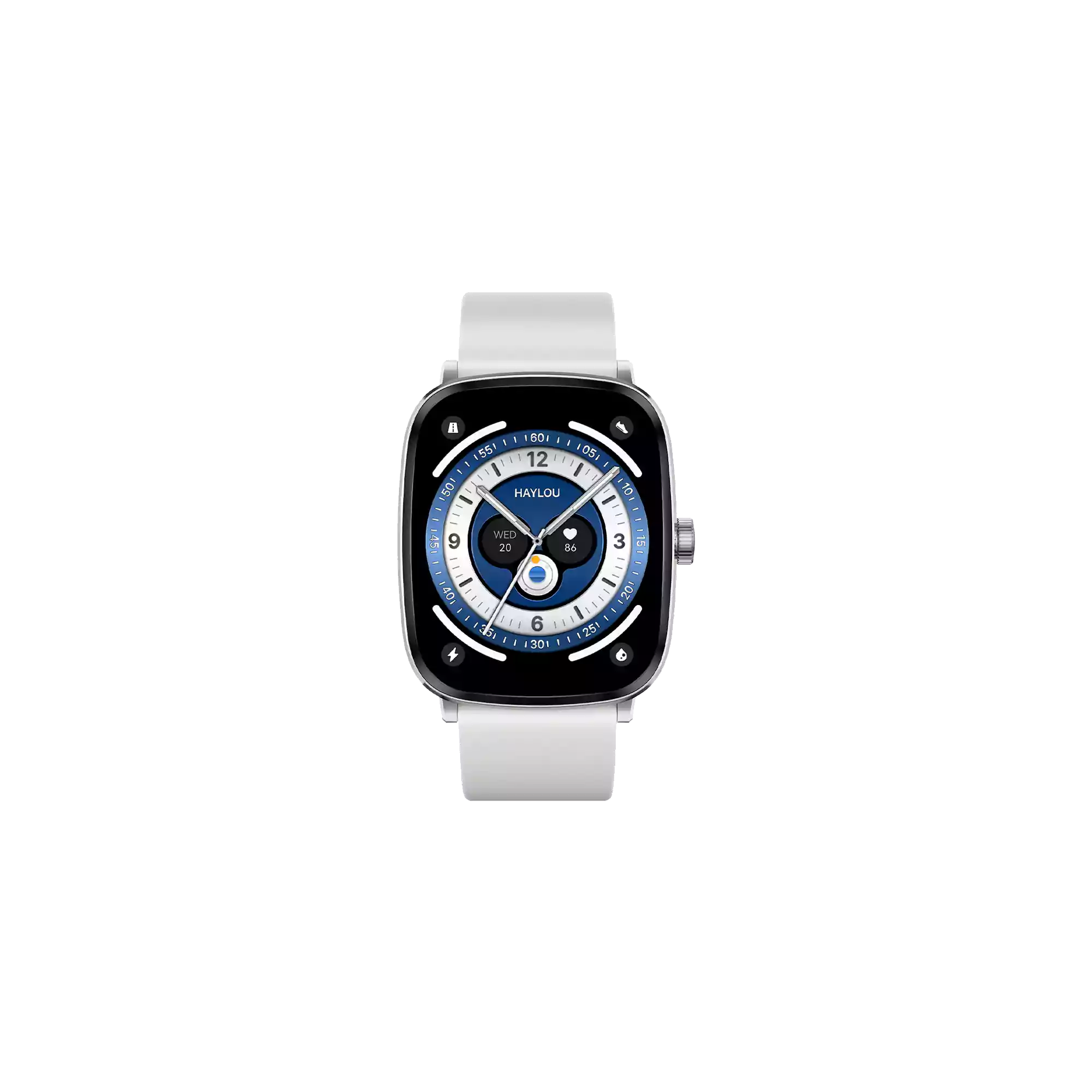 Haylou RS5 Bluetooth Calling Smartwatch Silver