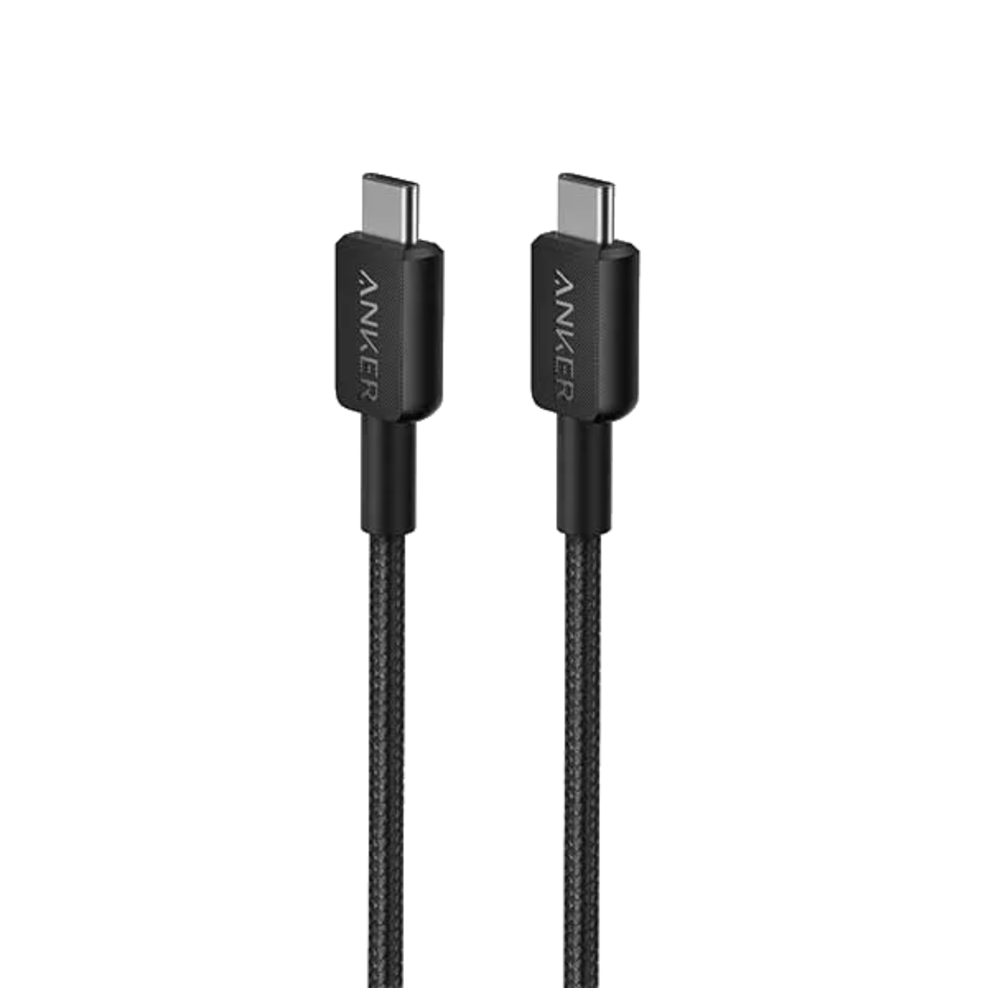 Anker 322 USB-C to USB-C 3ft 60W Nylon Braided Cable Black