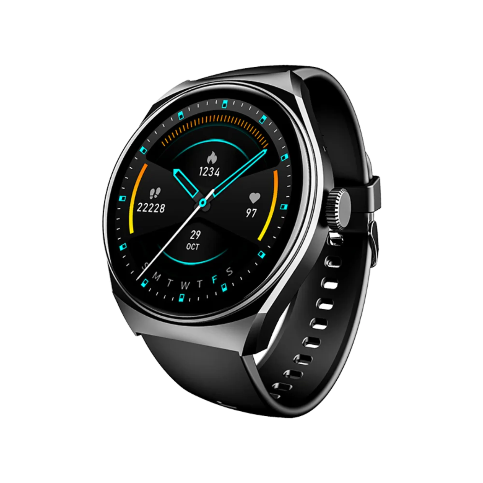 boAt Lunar Seek Bluetooth Calling Smart Watch Black