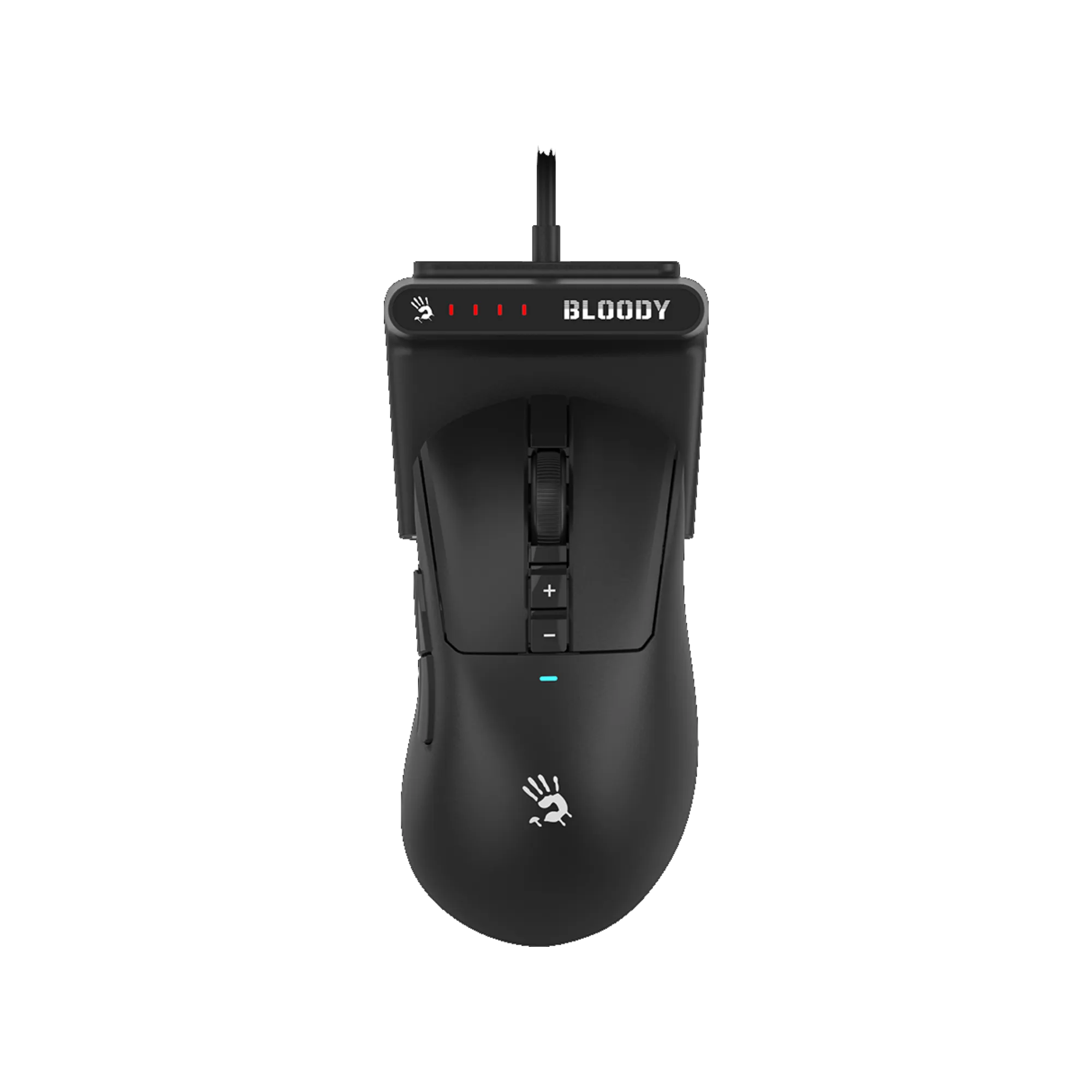 A4Tech Bloody R73 Ultra Duo Wireless Gaming Mouse With Dock Black