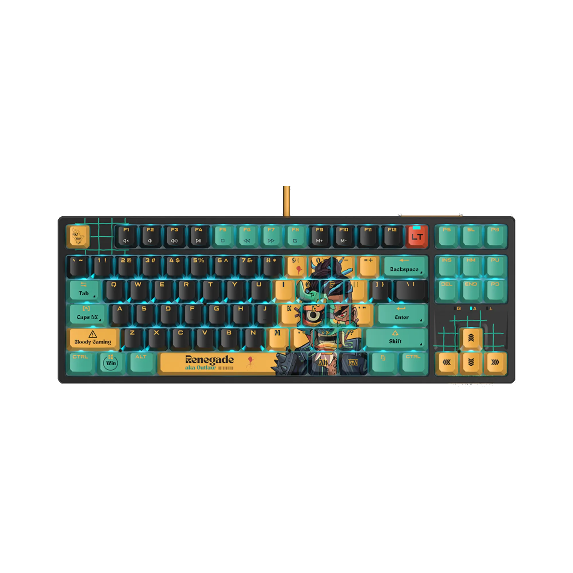 A4Tech Bloody AT87 RGB Wired Mechanical Gaming Keyboard