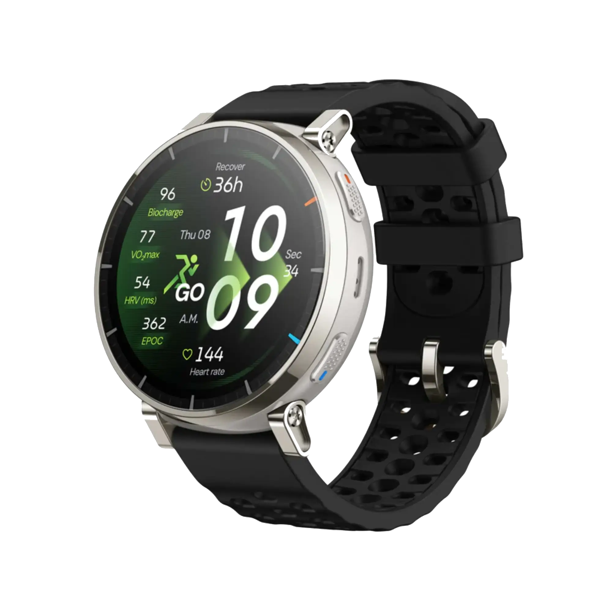 Amazfit Active 3 Premium Smart Watch Silver