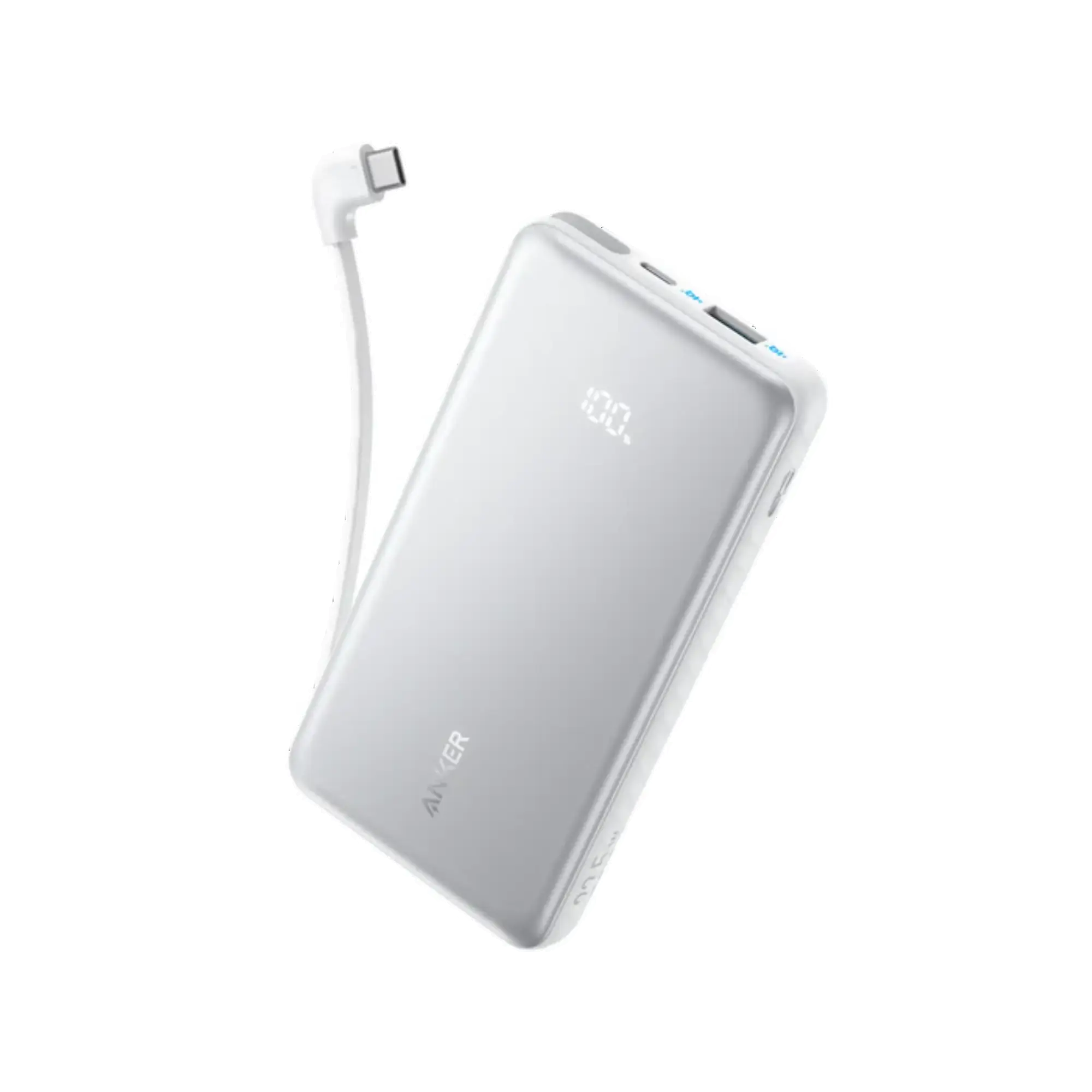 Anker Zolo 10000mAh 22.5W Power Bank with Built-in Type-C Cable