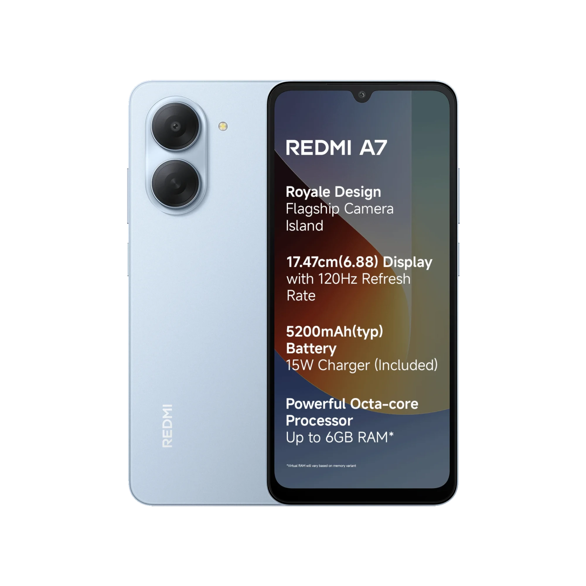 Redmi A7 (Official) 3/64GB | Sky Blue
