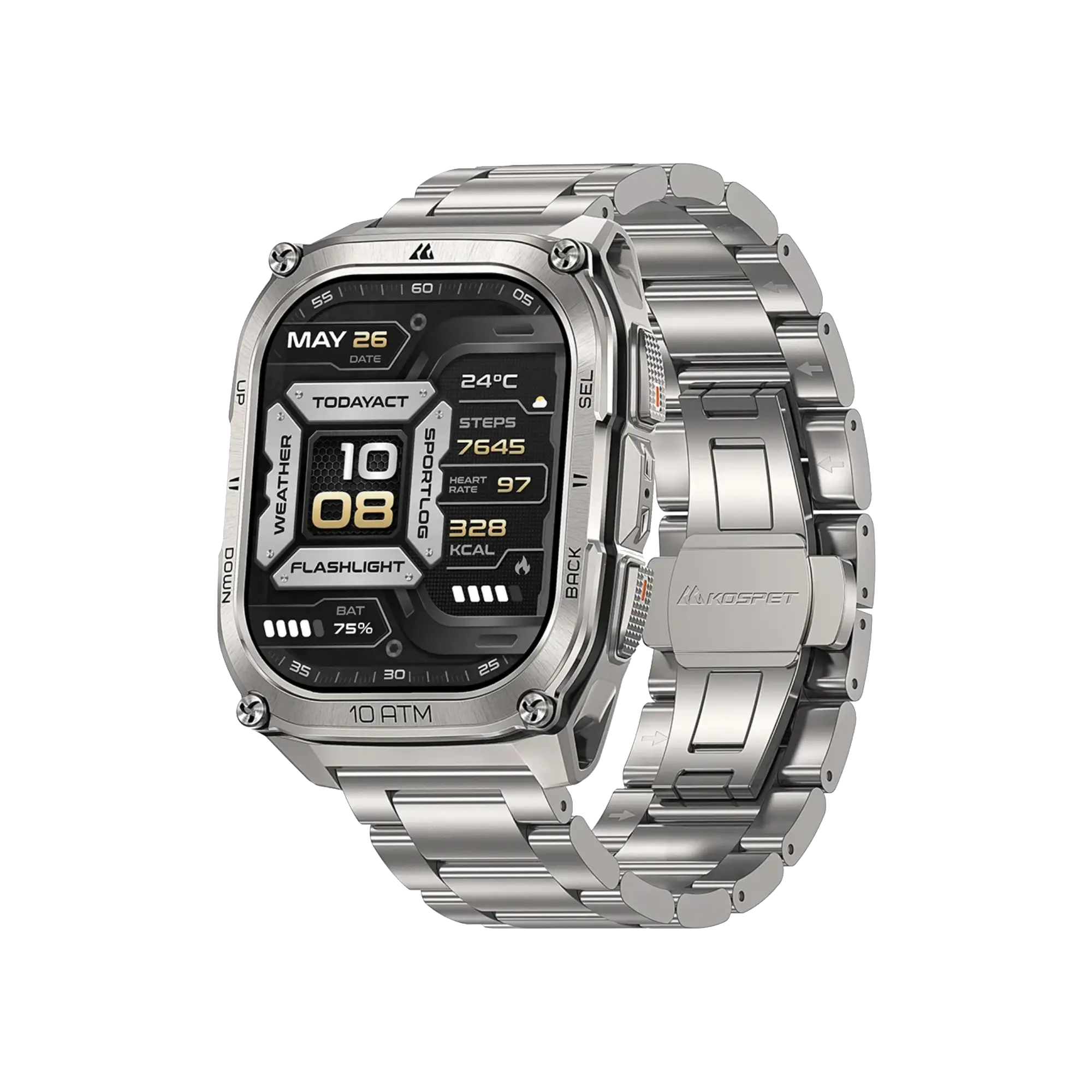 Kospet Tank M4 Special Edition Smart Watch Silver