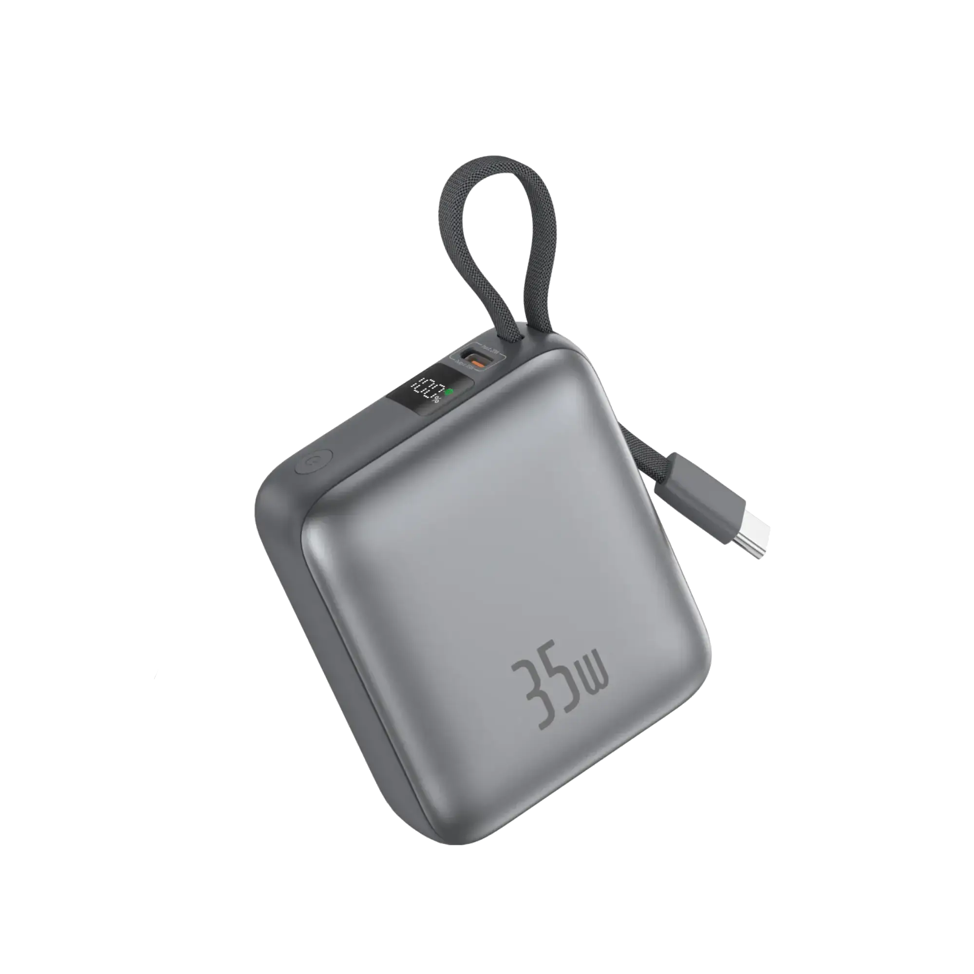 FONENG PX137 10000mAh 35W Fast Charging Power Bank with Built-in Cable
