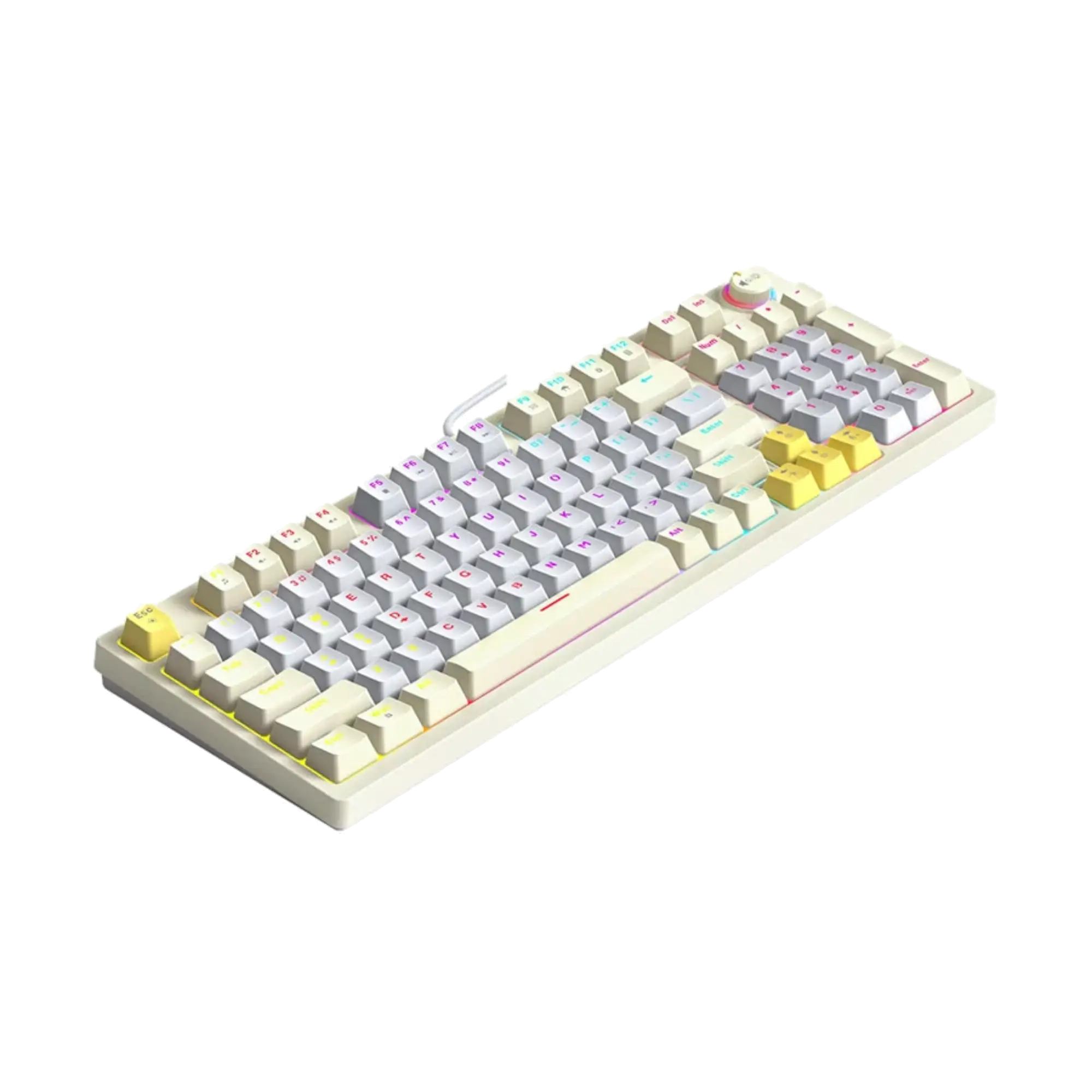 T-Wolf T50 Wired RGB Mechanical Gaming Keyboard