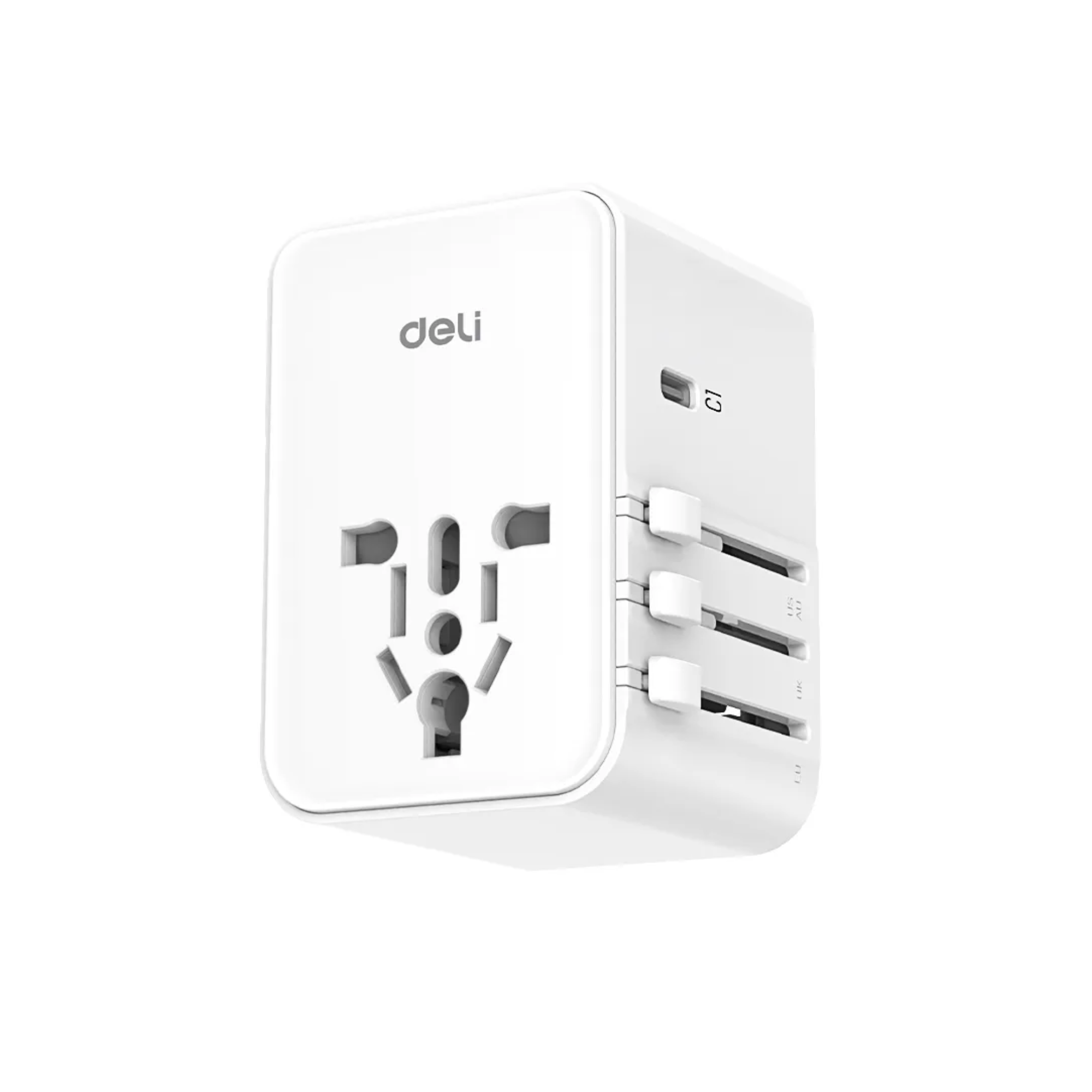 Deli ET768 70W Travel Adapter White