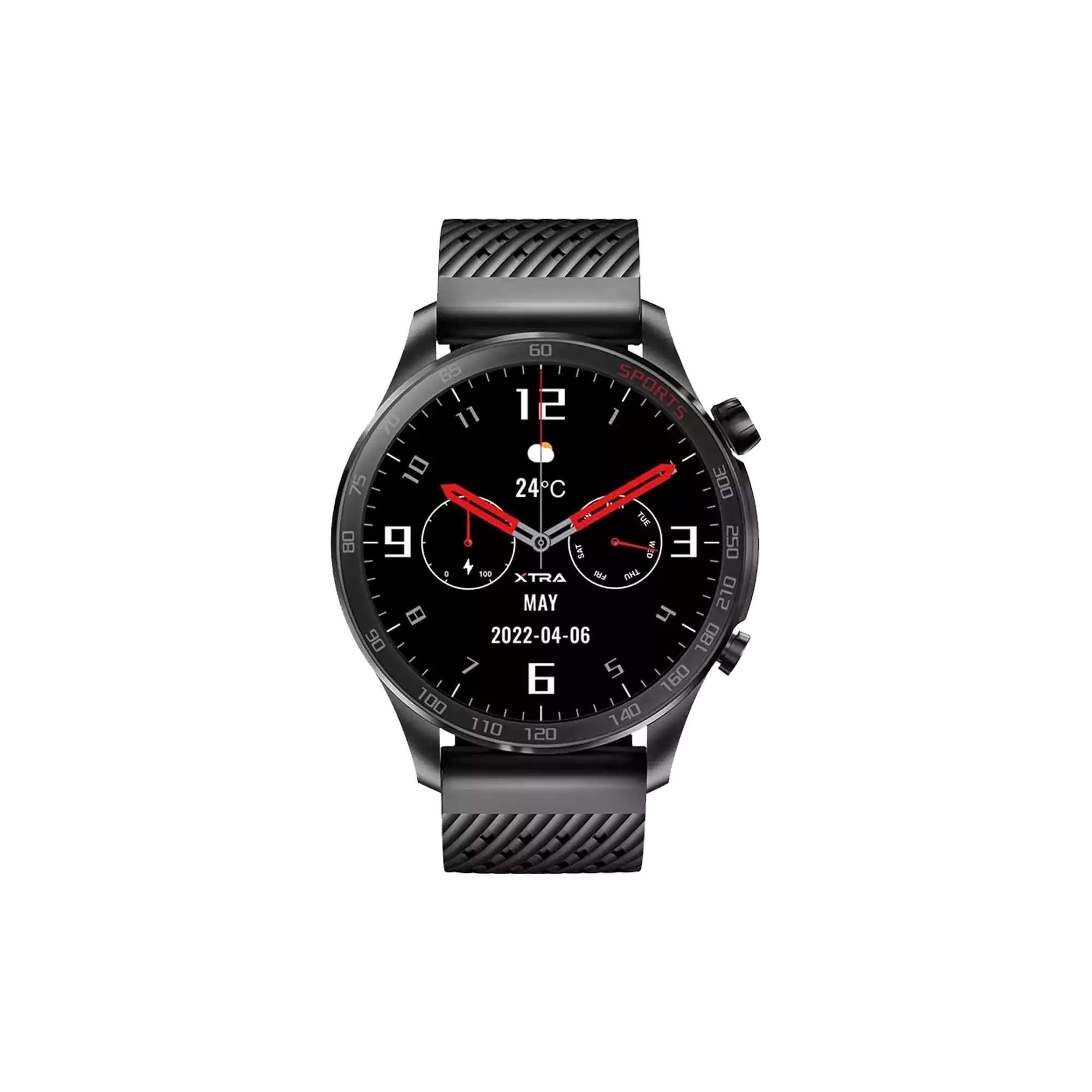 XTRA Active R38 Calling Smartwatch Black