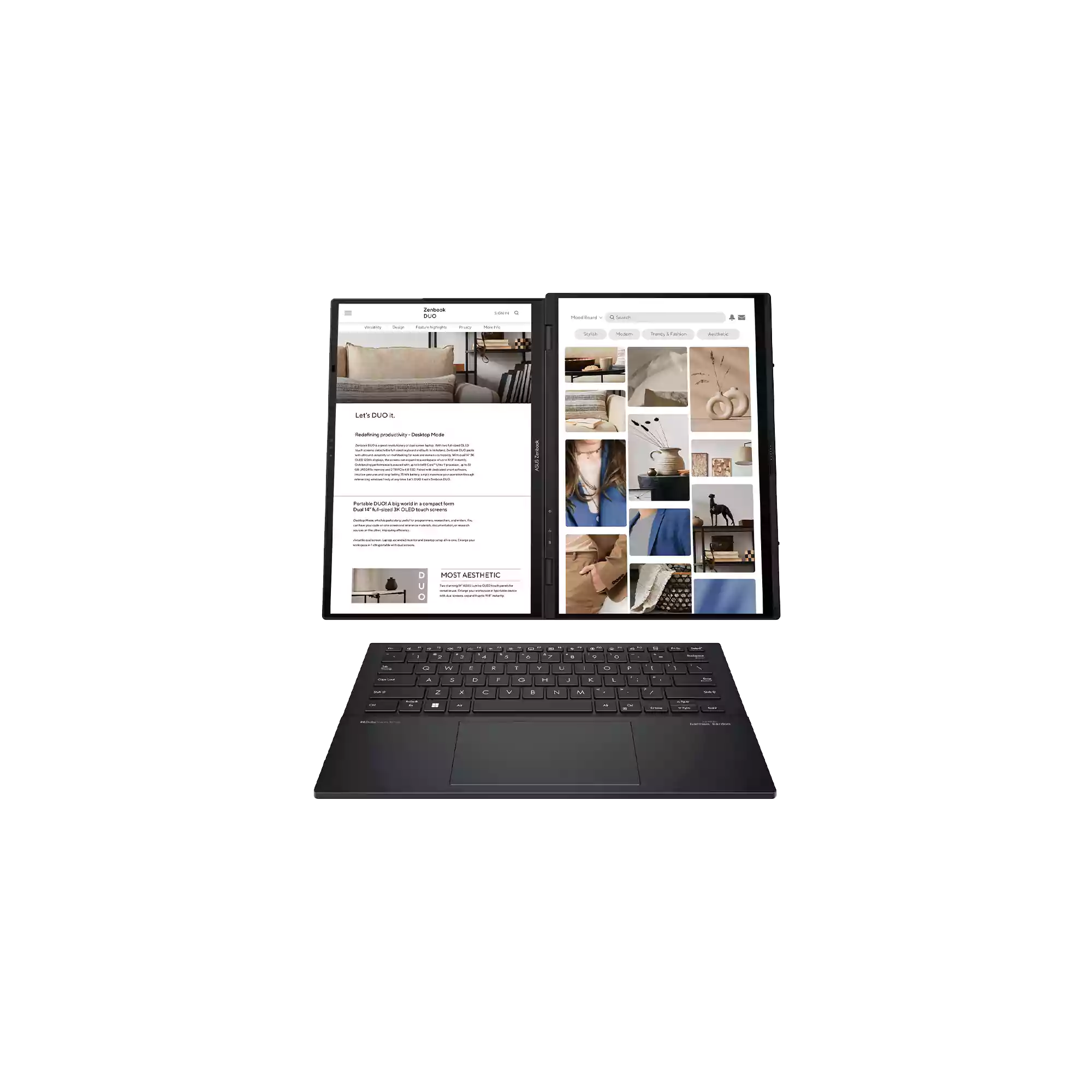 ASUS Zenbook DUO UX8406 Core Ultra 7 16GB 1TB Dual 14” OLED Touch Laptop