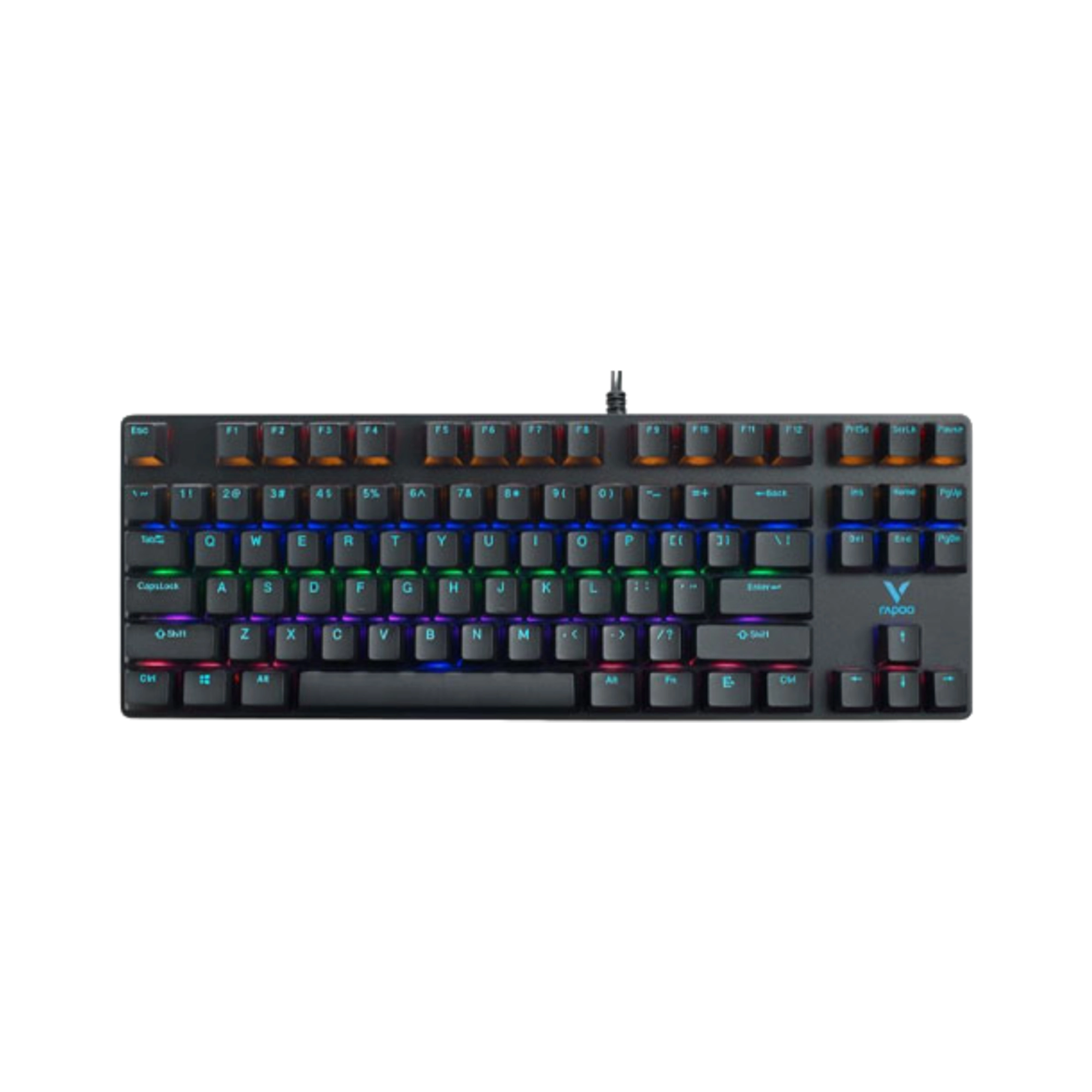 Rapoo V500PRO-87 Wired Mechanical Gaming Keyboard 