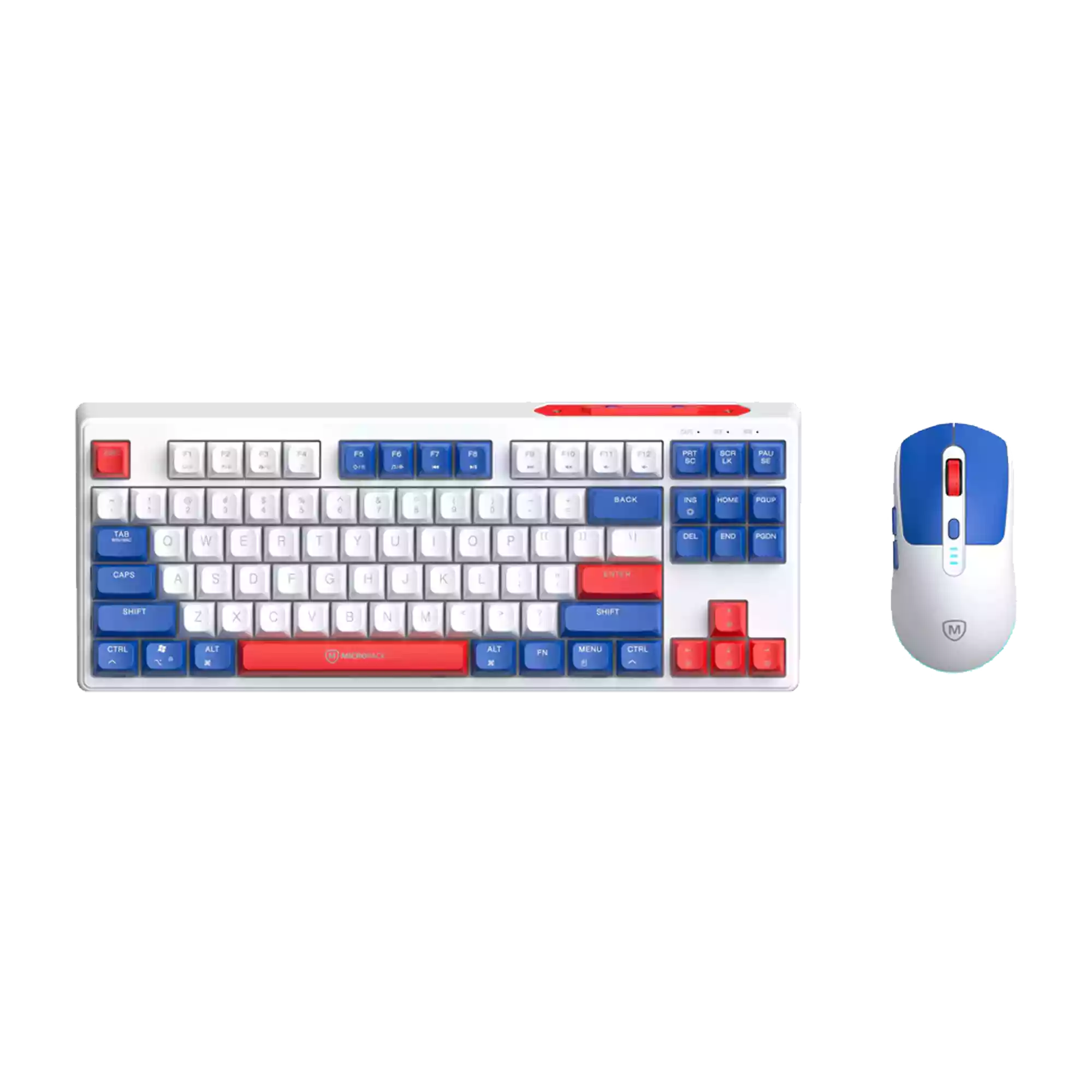 Micropack KM-269W 2.4G Wireless Keyboard & Mouse Combo (Navy)