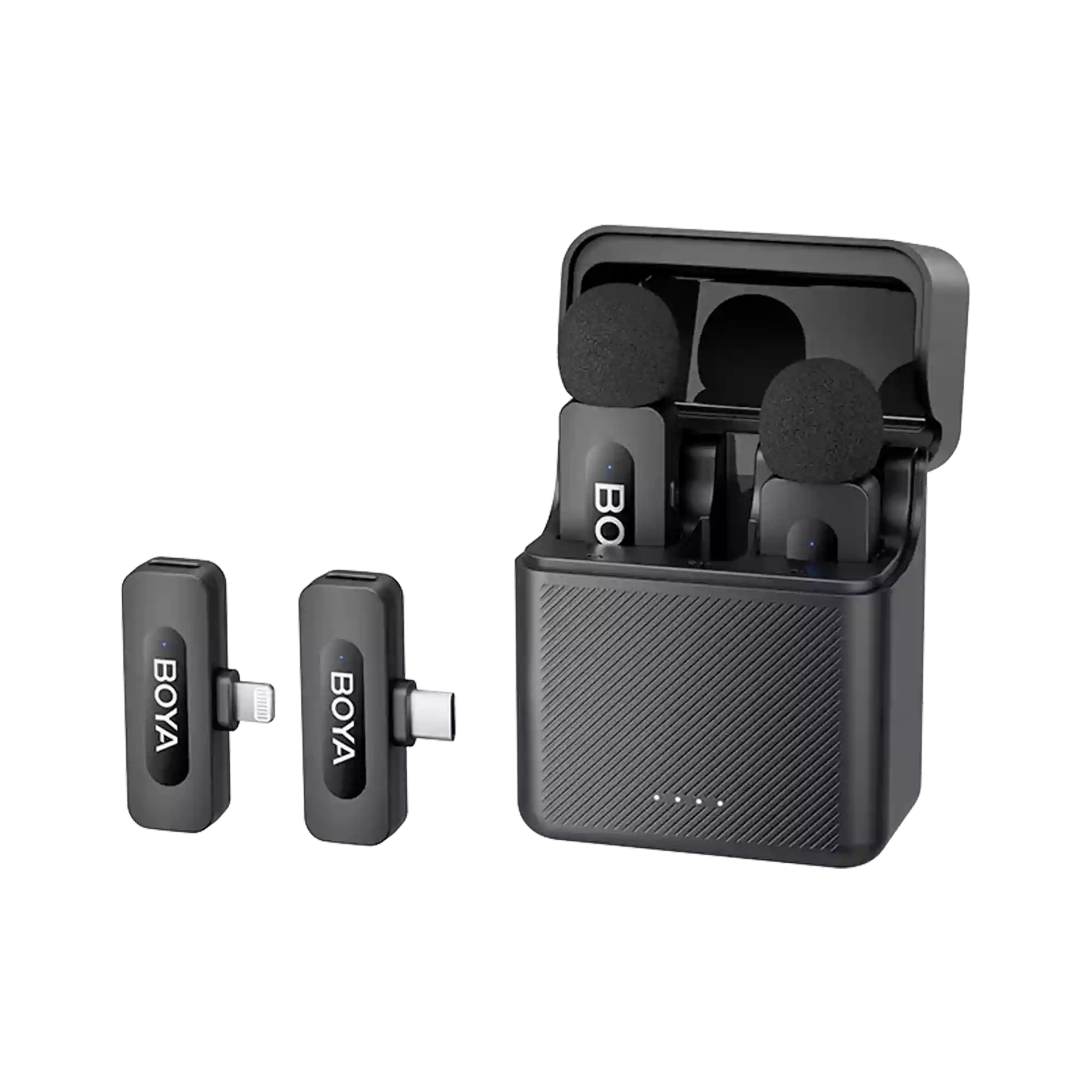 BOYA BY-V3 Combo 2.4GHz Dual-Channel Wireless Microphone 