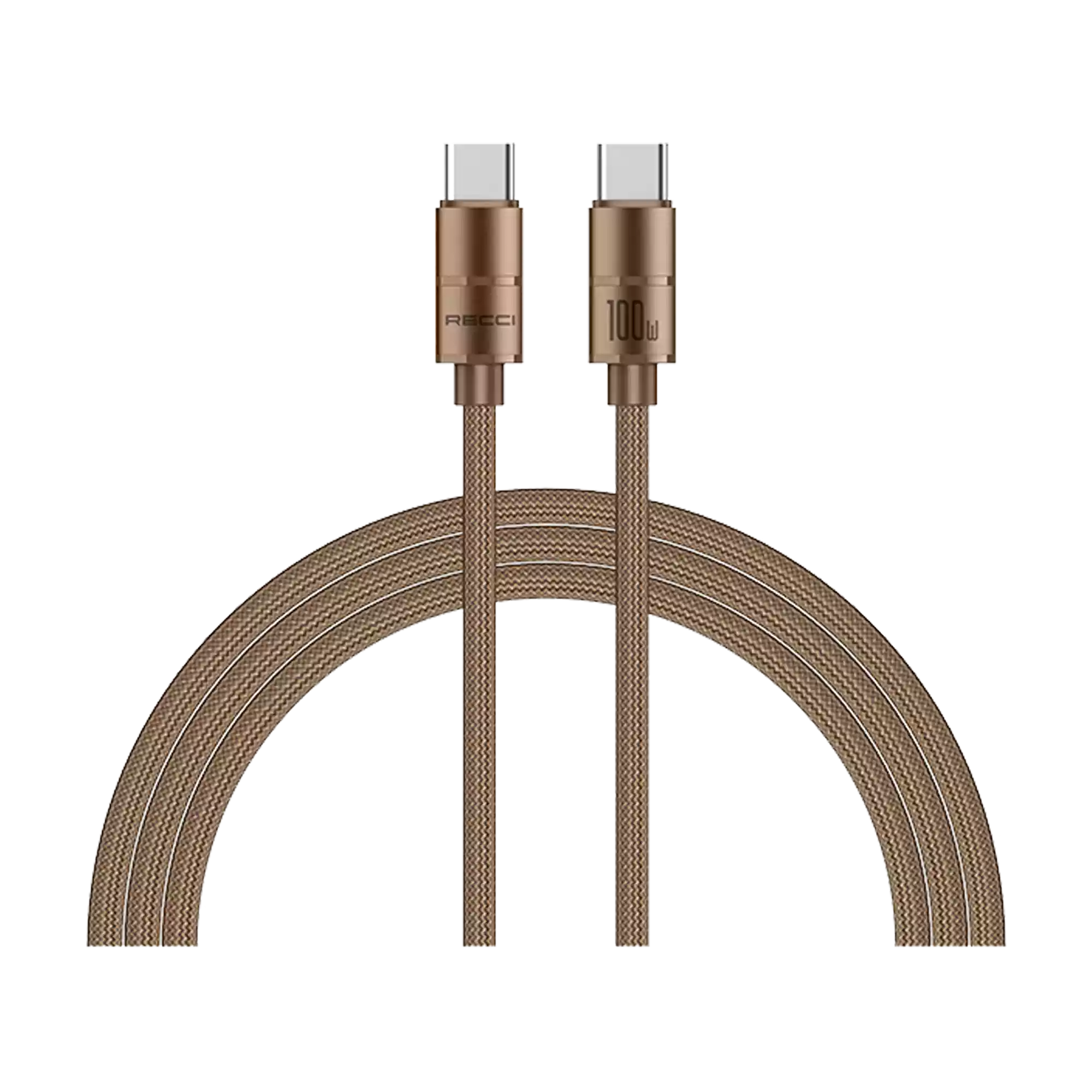 Recci RS08CC 120cm Type-C To Type-C Warrior Fast Charging Data Cable 