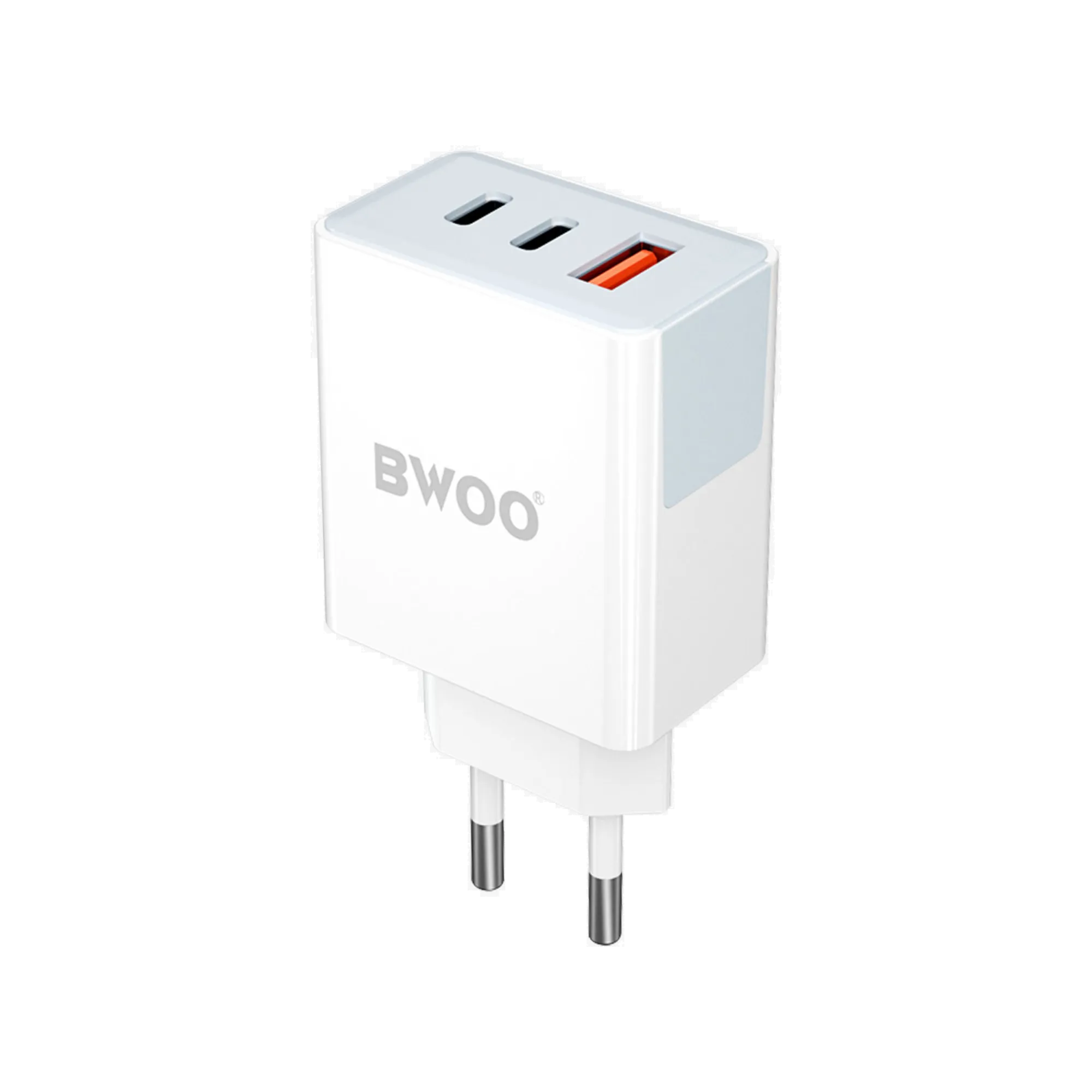 BWOO BO-CDA133 3 in 1 USB C+USB A 40W Phone Fast Wall Charging Adapter 
