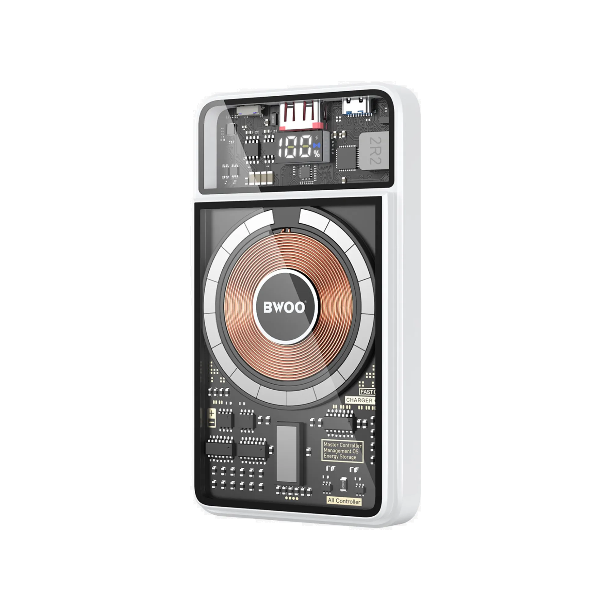 BWOO BO-P49 Fast Charging Magnetic Wireless Charging Power Bank 