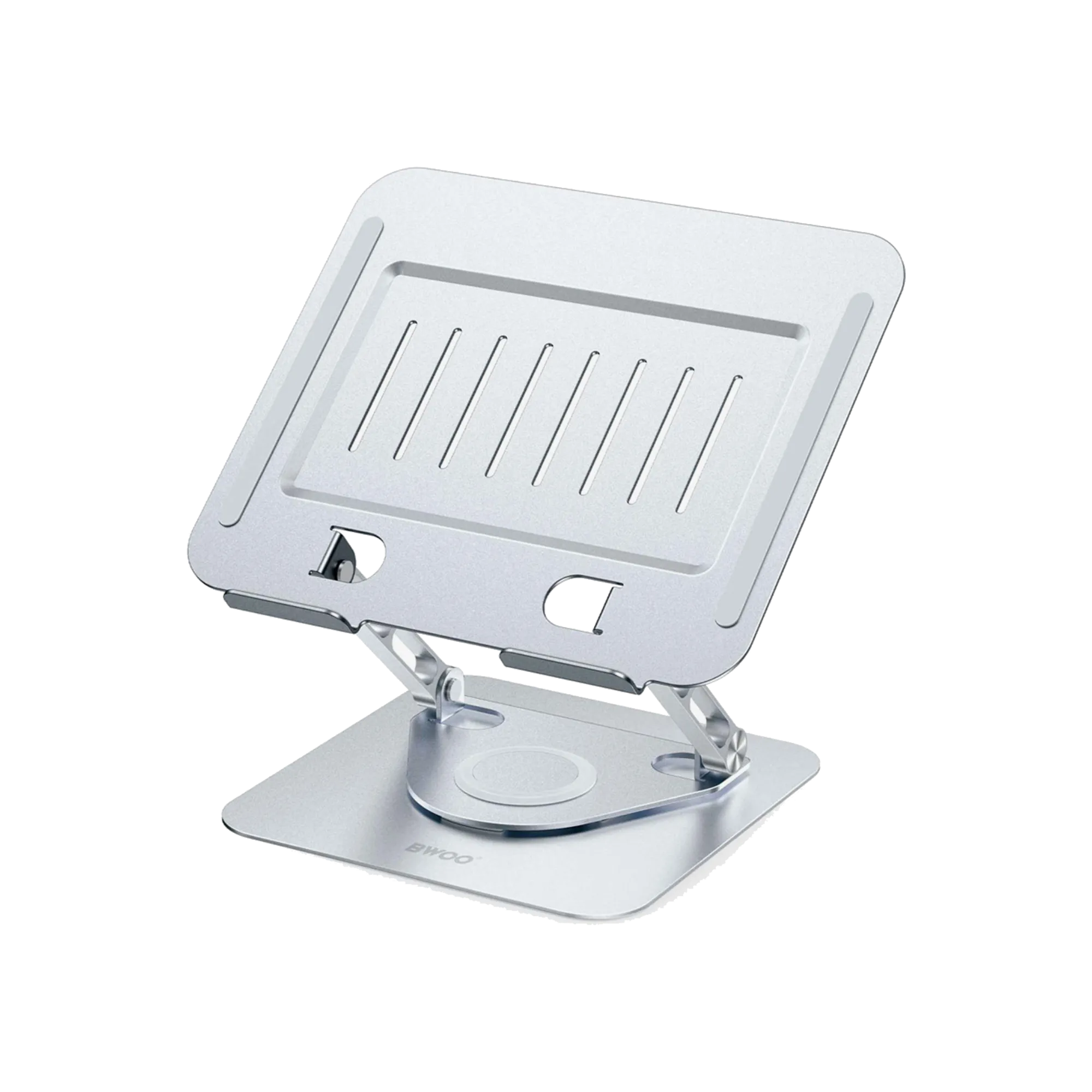 BWOO BO-ZJ142 Adjustable Metal Laptop Stand with 360 Rotation Base 