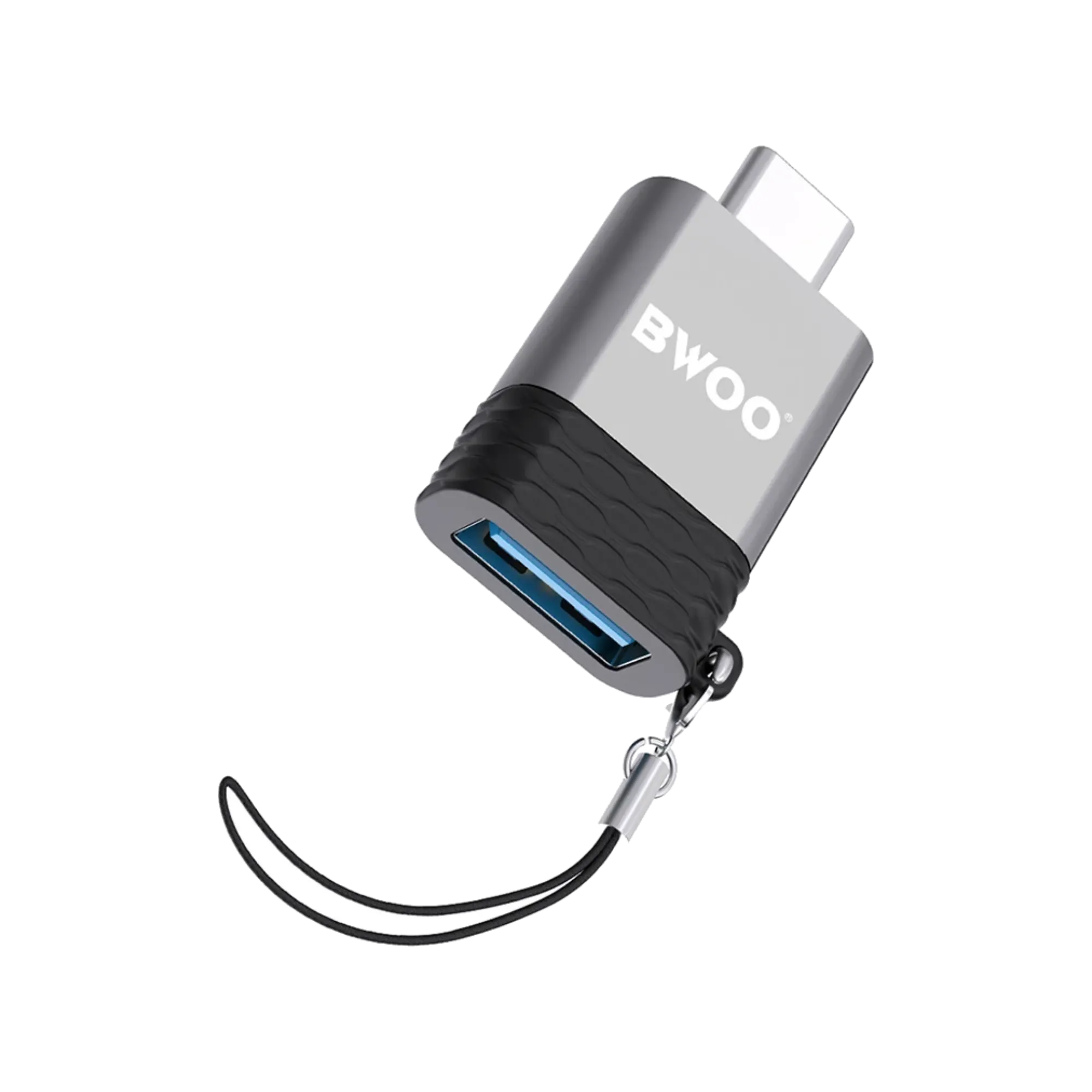 Bwoo Bo Bz35 Type C Male To Usb Female Grey Otg Converter