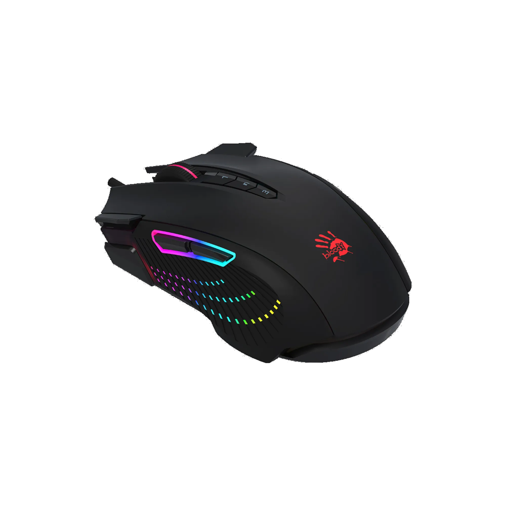 A4Tech Bloody J90S 2 Fire RGB Animation Gaming Mouse