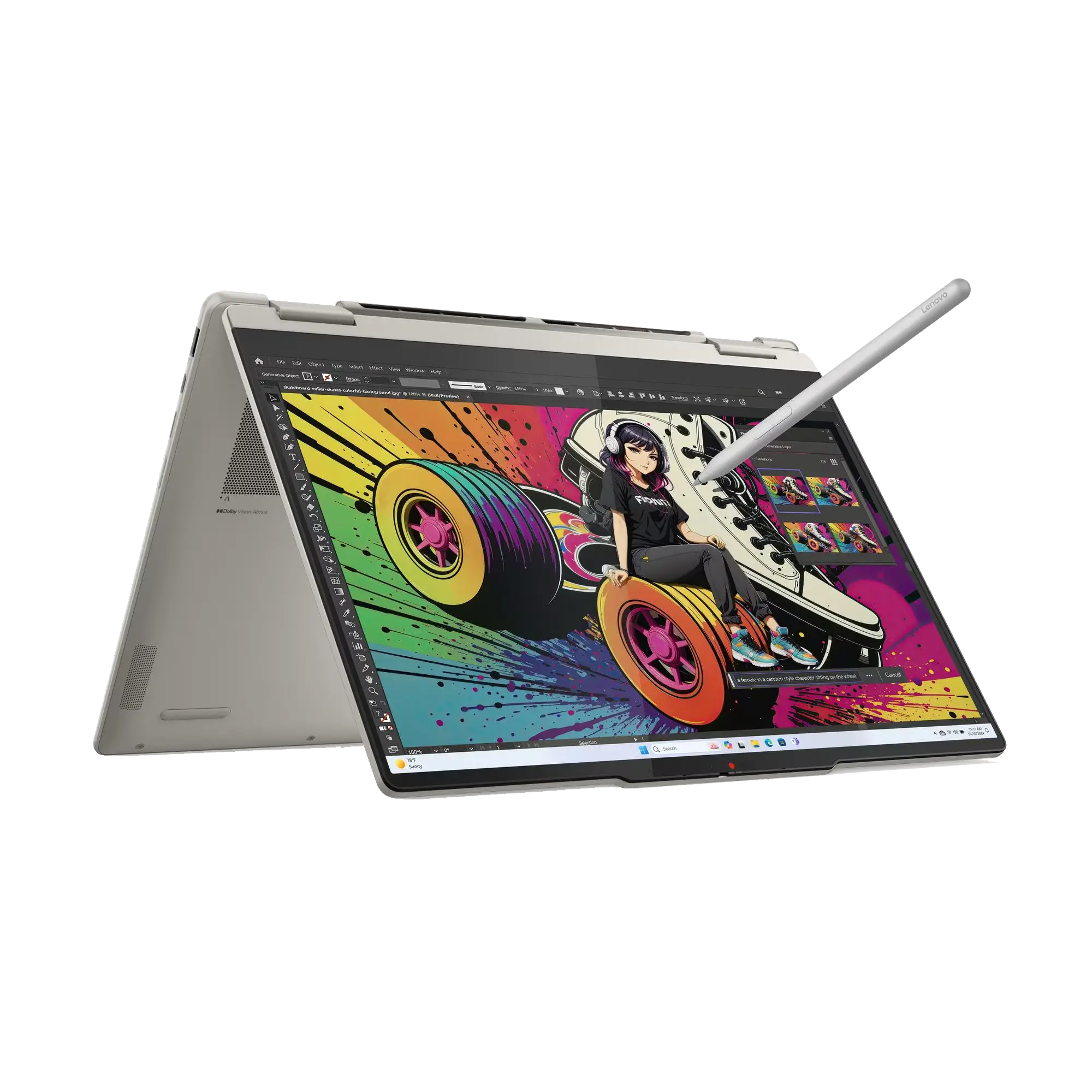 Lenovo Yoga 7 14AKP10 Ryzen AI 5 340 16GB RAM 512GB SSD 14" OLED 2-in-1 Laptop