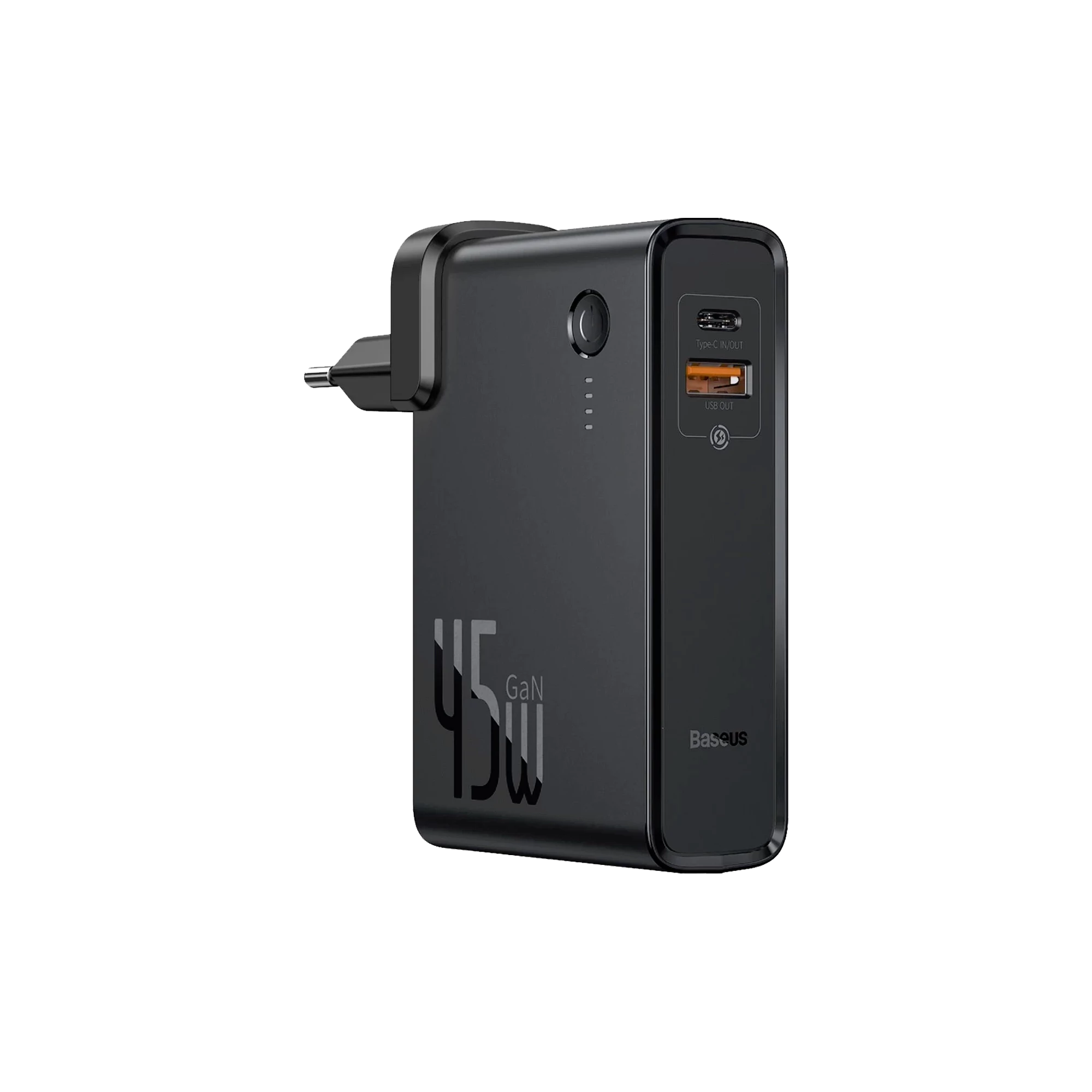 Baseus 2 in 1 Quick Charger & Power Bank GaN Charger USB Type-C/USB 10000mAh 45W