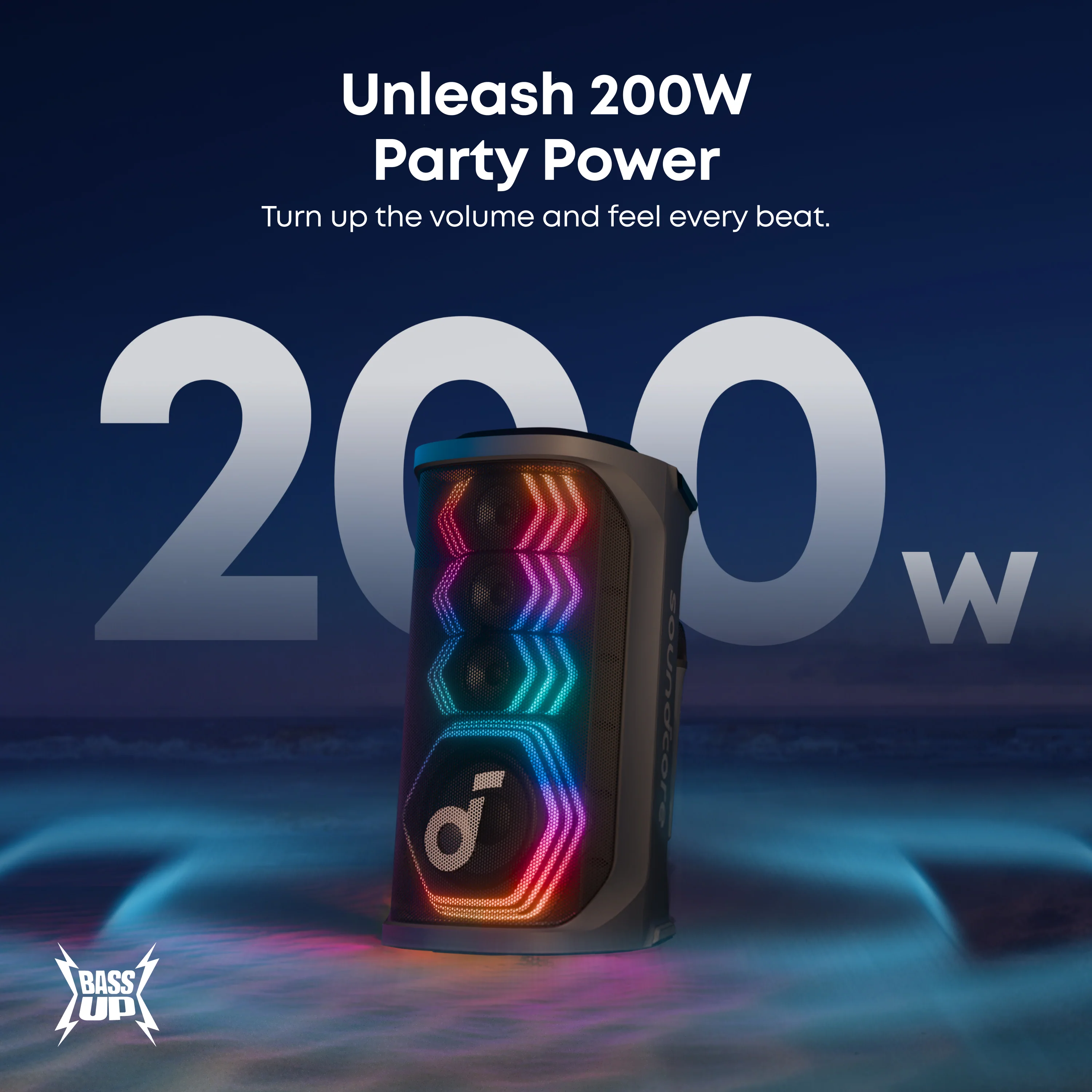 Anker Soundcore Rave 3S 220W AI Karaoke Party Speaker