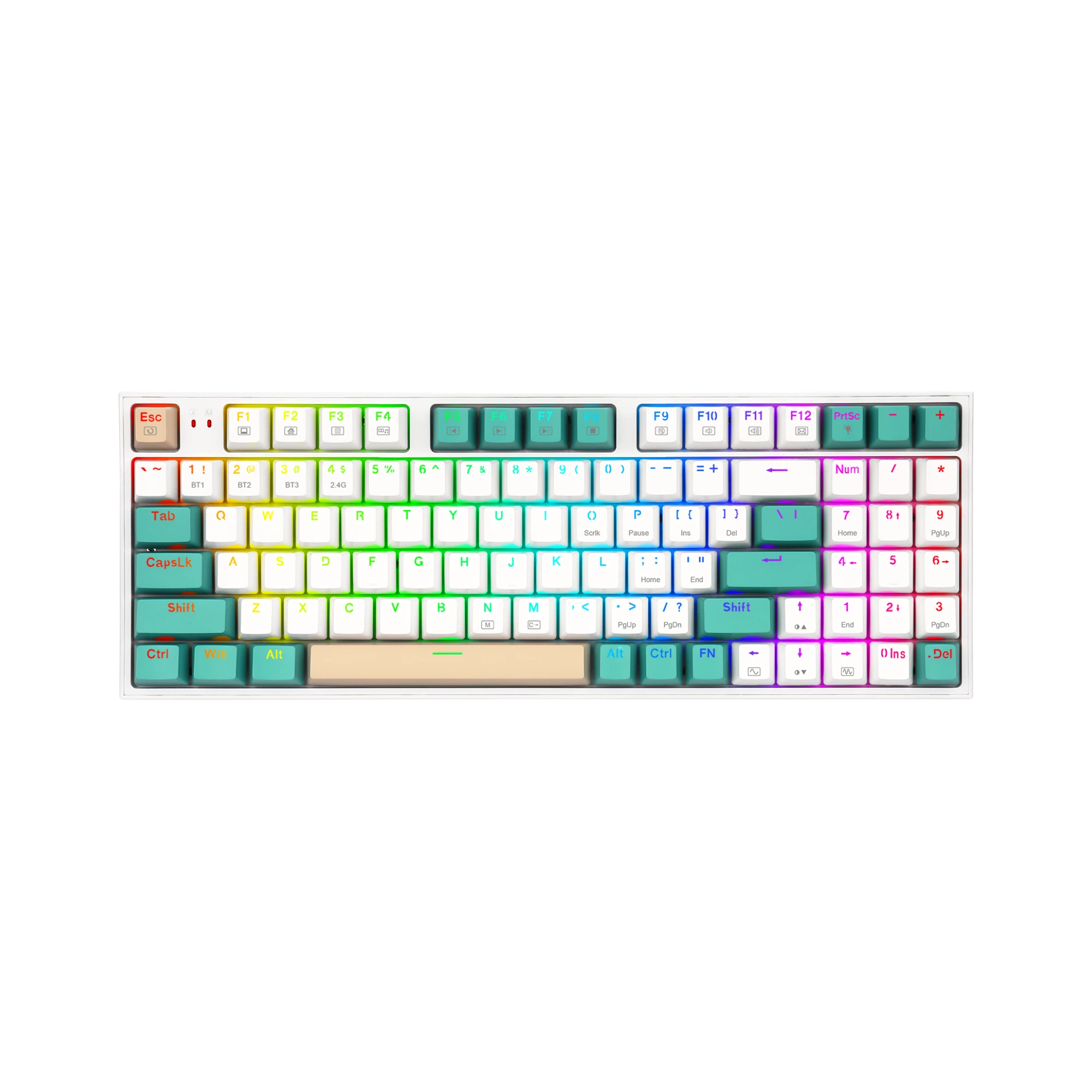 Redragon K643 Veigar RGB Wireless Tri-mode Mechanical Gaming Keyboard 