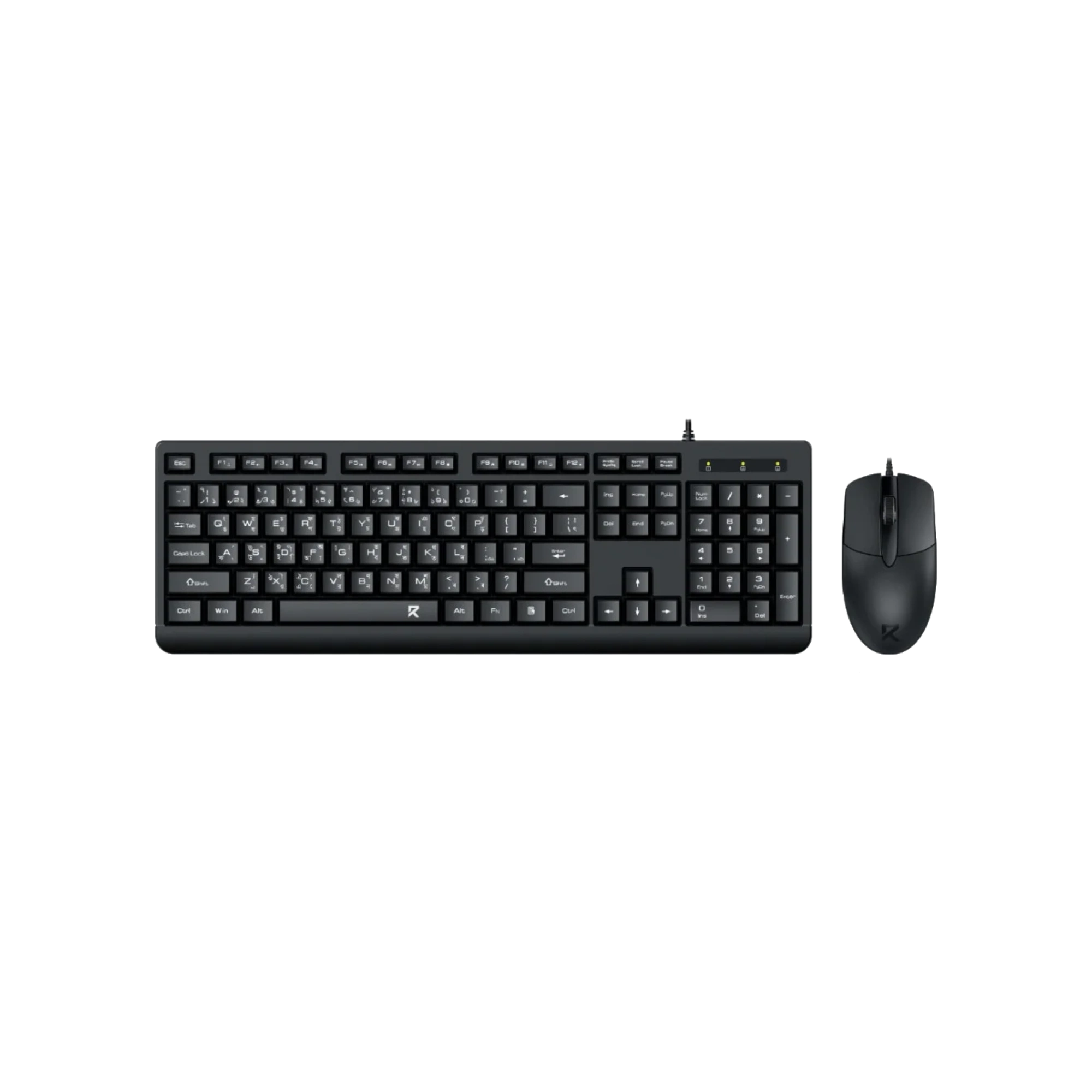 Redragon BS-7543 Wired Keyboard Mouse Combo with Bangla Layout 