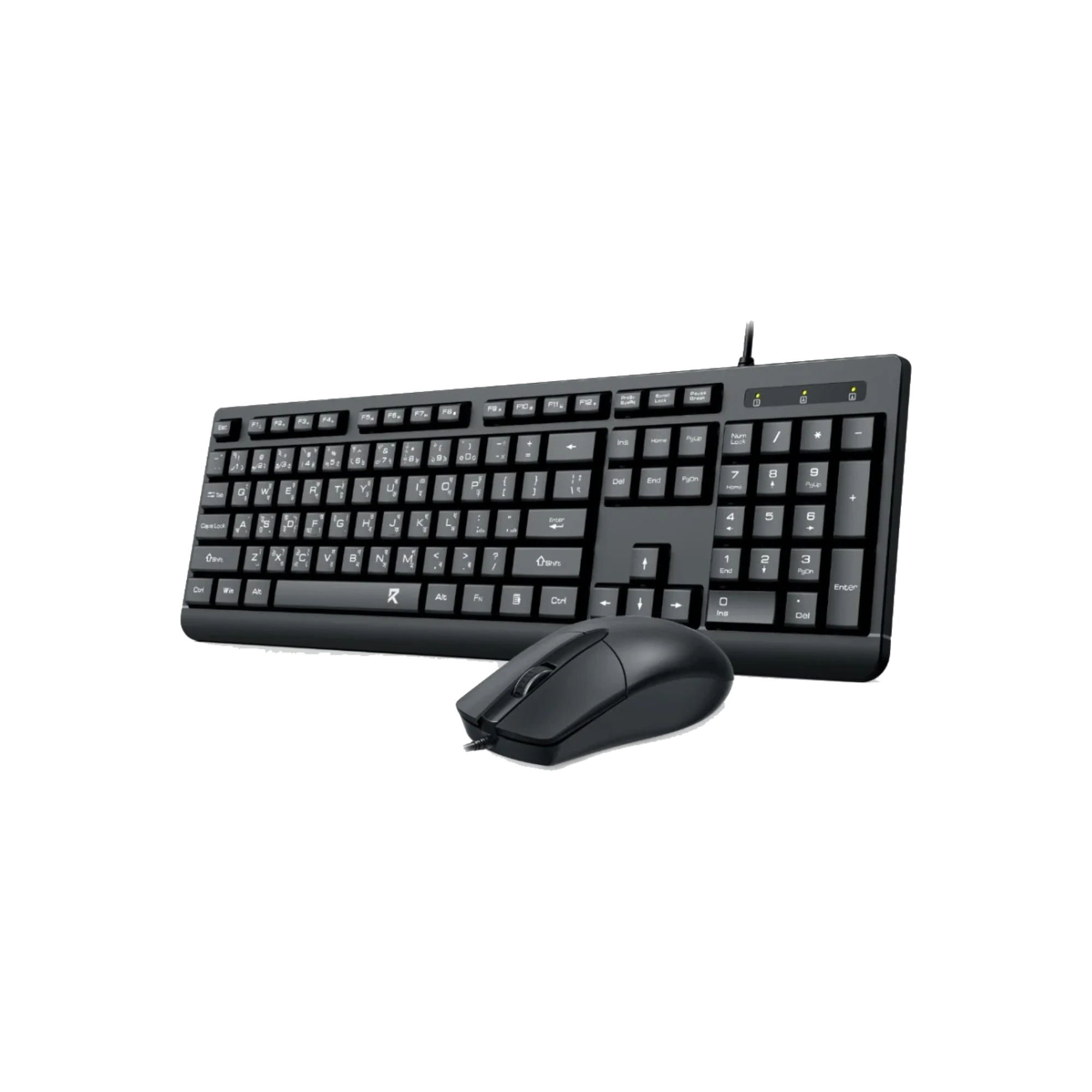 Redragon BS-7543 Wired Keyboard Mouse Combo with Bangla Layout