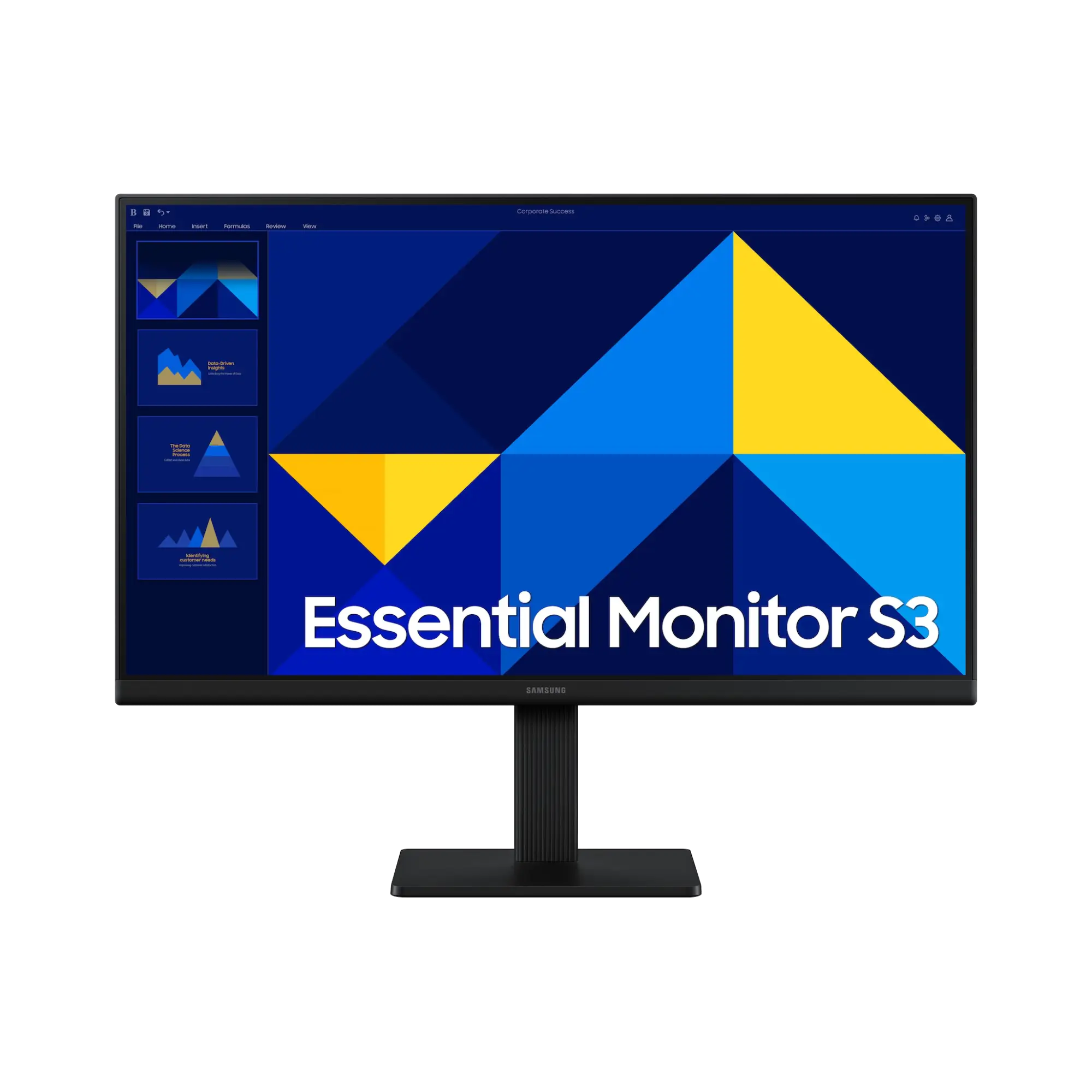 Samsung Essential Monitor S3 21.5" 100Hz FHD IPS Monitor (LS22D300GAW)