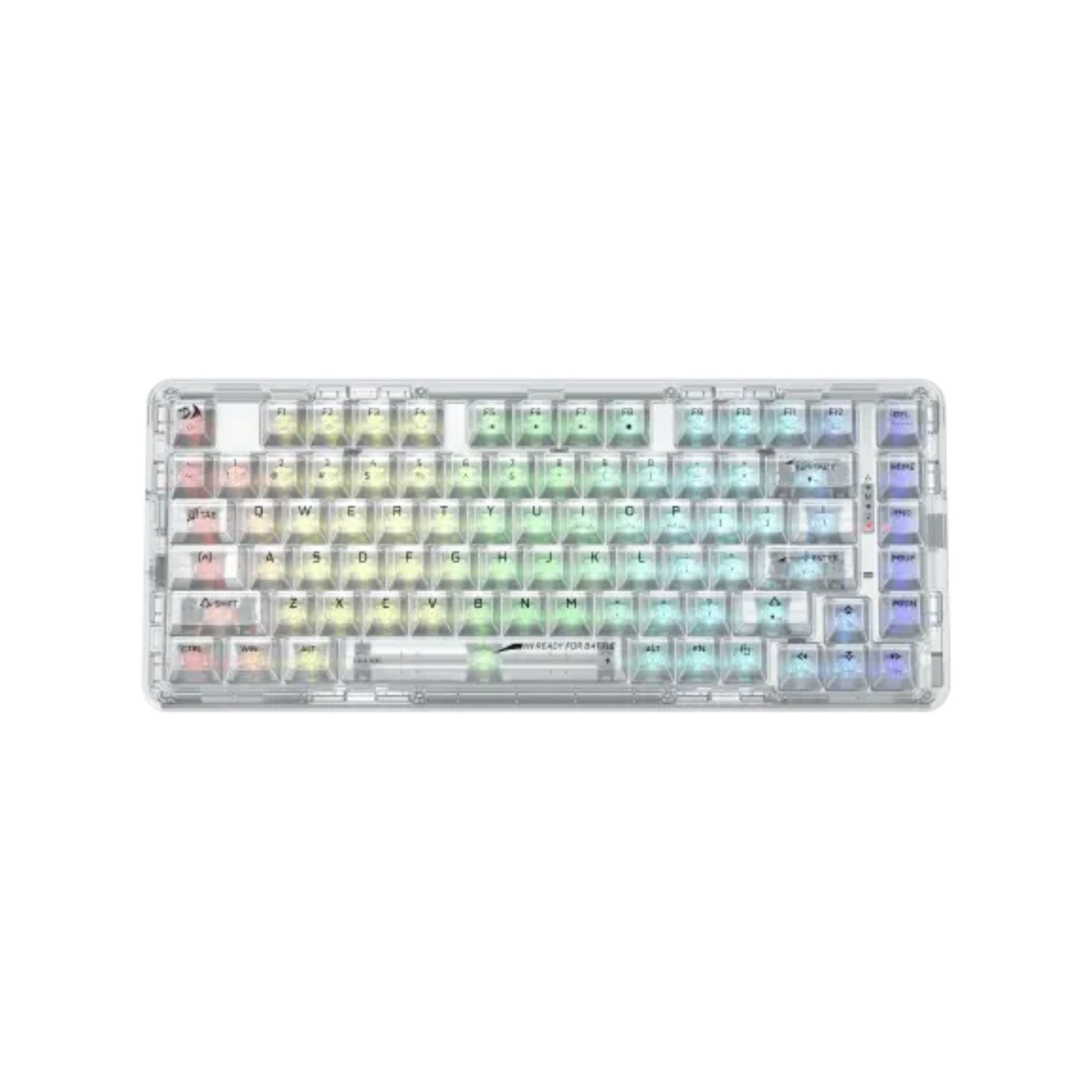 Redragon K649 Elf Pro Transparent RGB Tri-Mode Mechanical Gaming Keyboard 